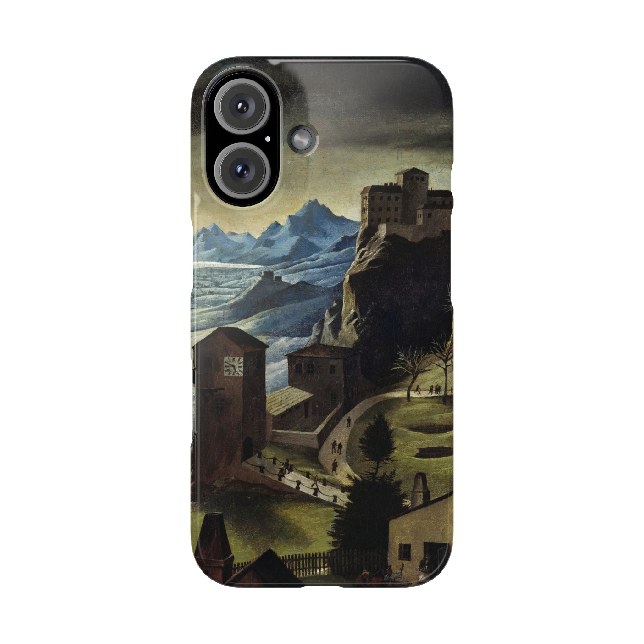 Landschaft mit Burg by Franz Sedlacek - iPhone Slim Case