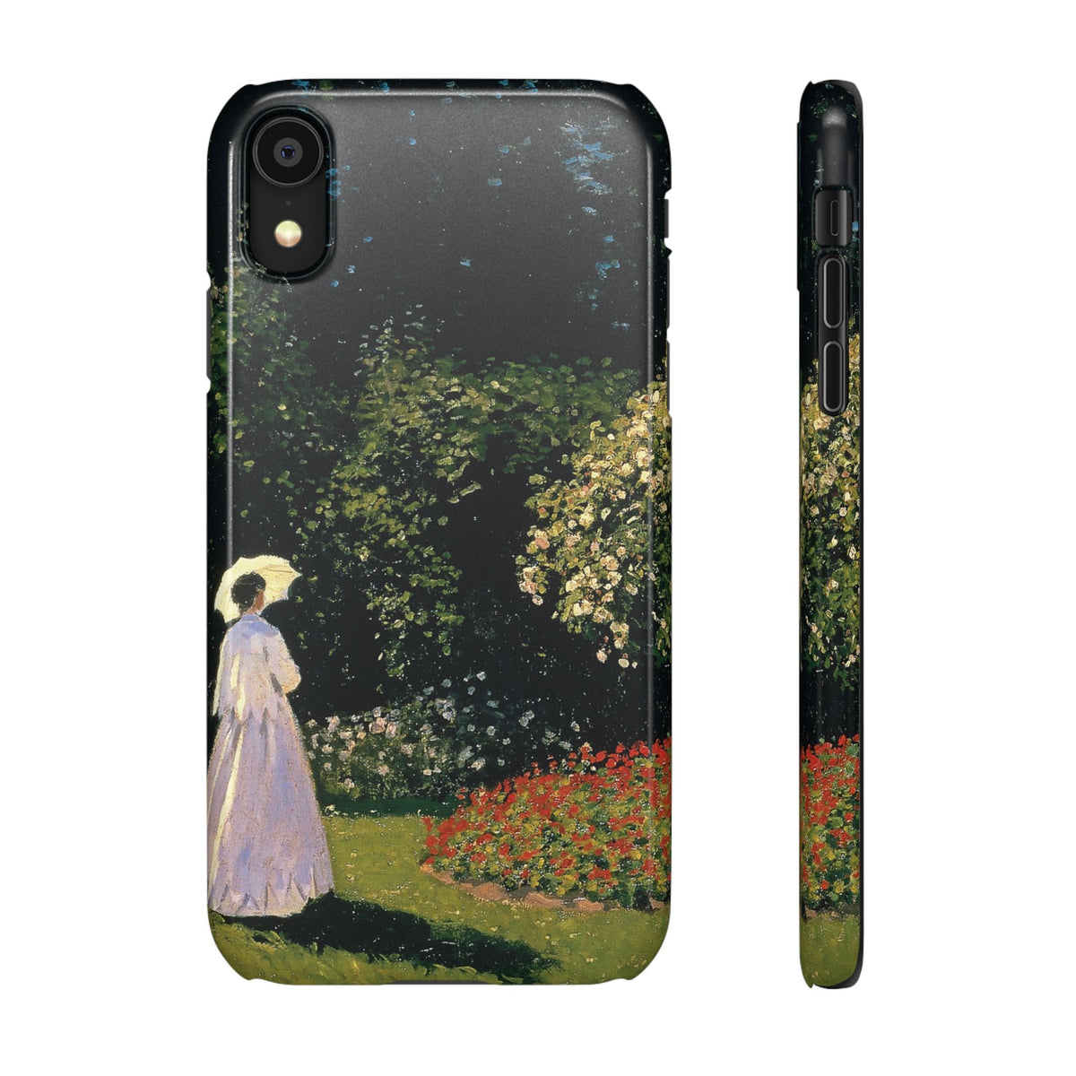 Woman in the Garden by Claude Monet - iPhone Slim Case