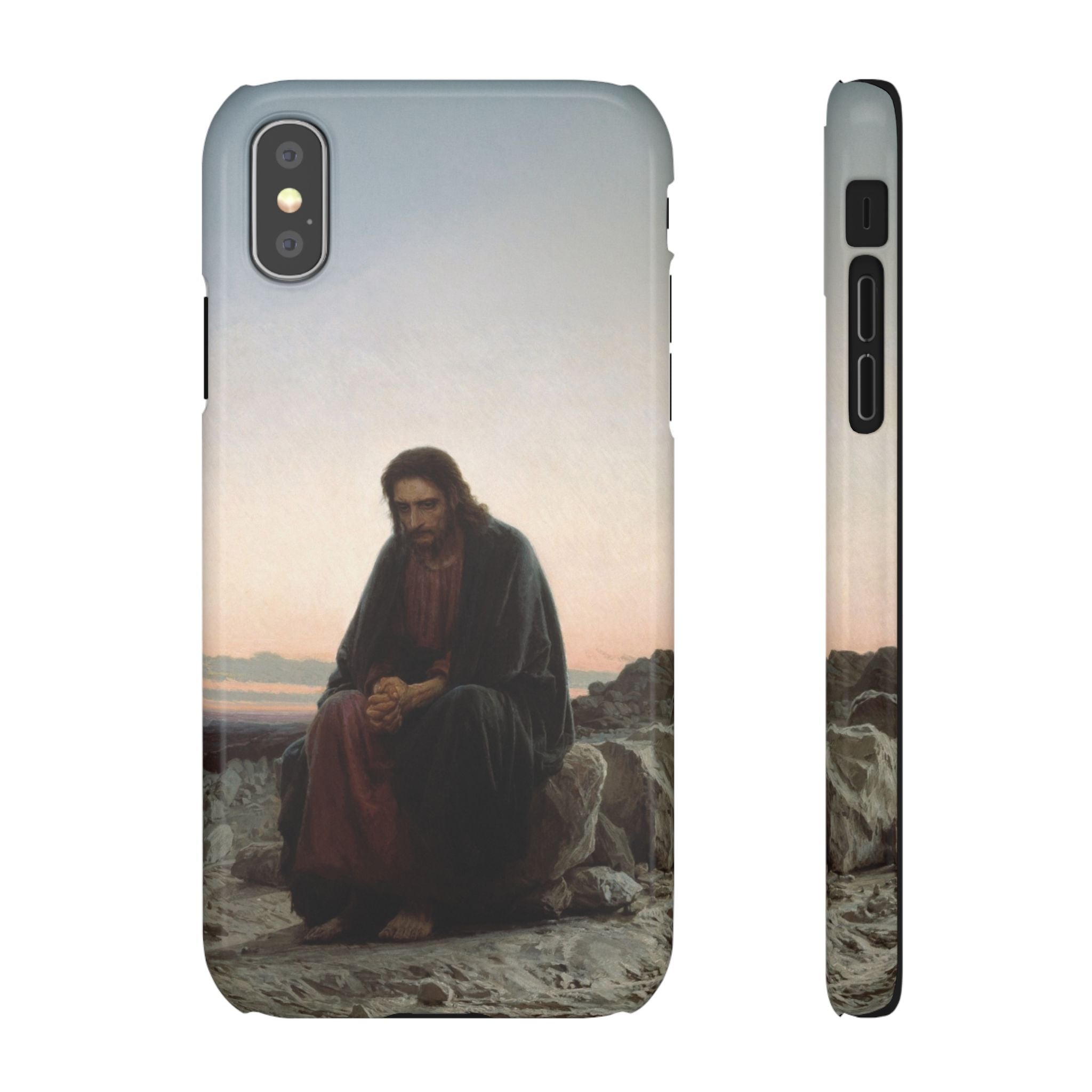 Christ in the Desert by Ivan Kramskoy - iPhone Slim Case