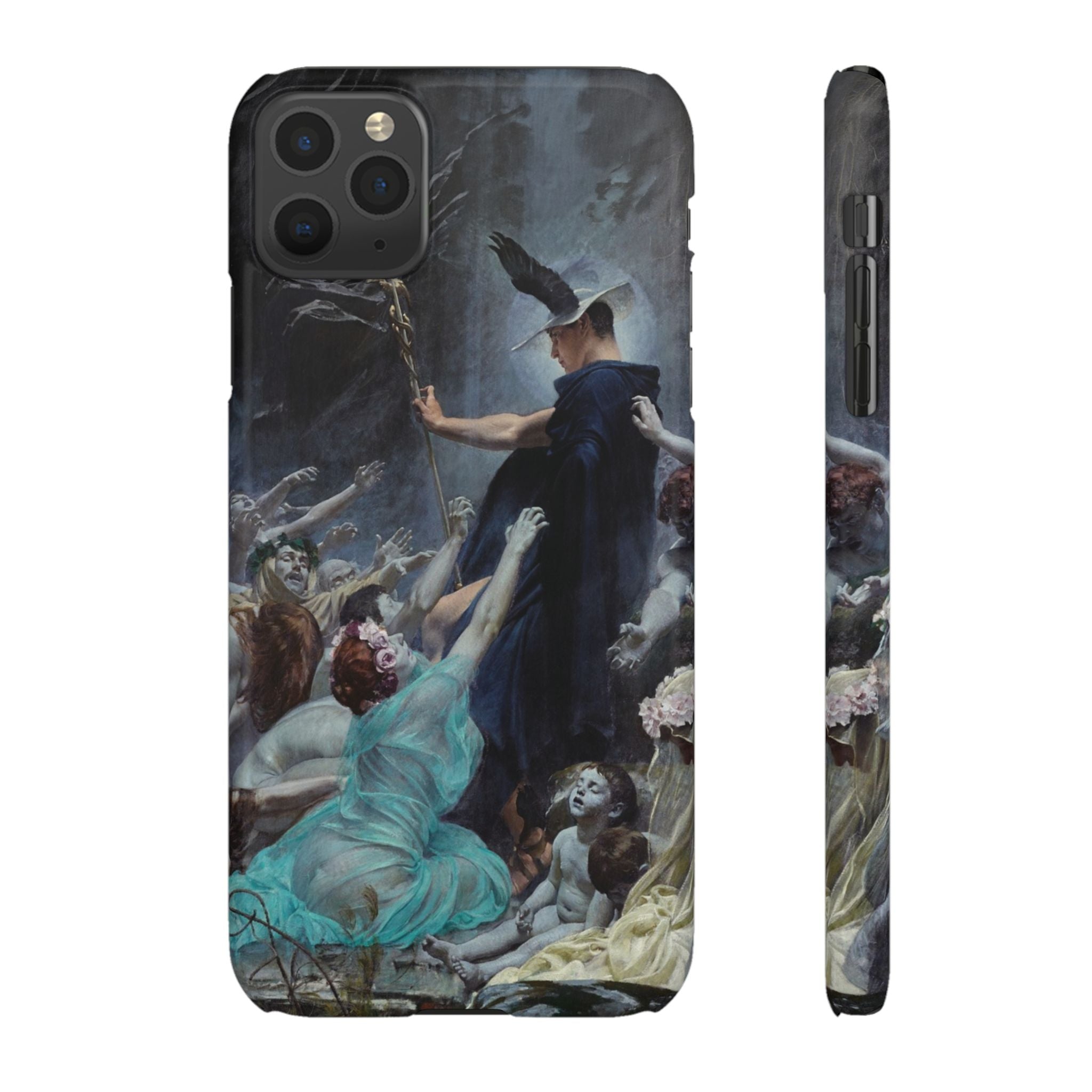 The Souls of Acheron by Adolf Hiremy-Hirschl - iPhone Slim Case