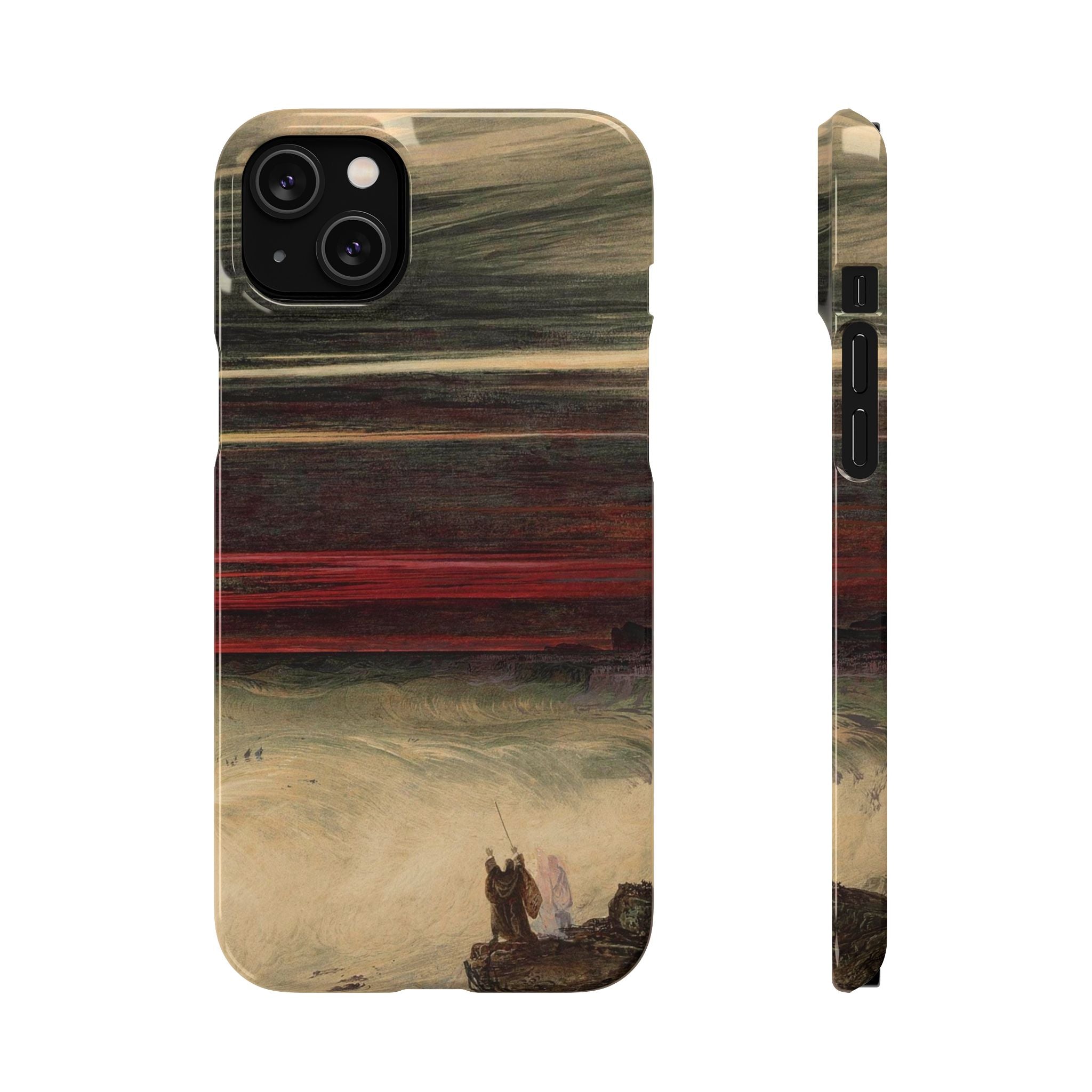 The Destruction of Pharaohs Host by John Martin - iPhone Slim Case