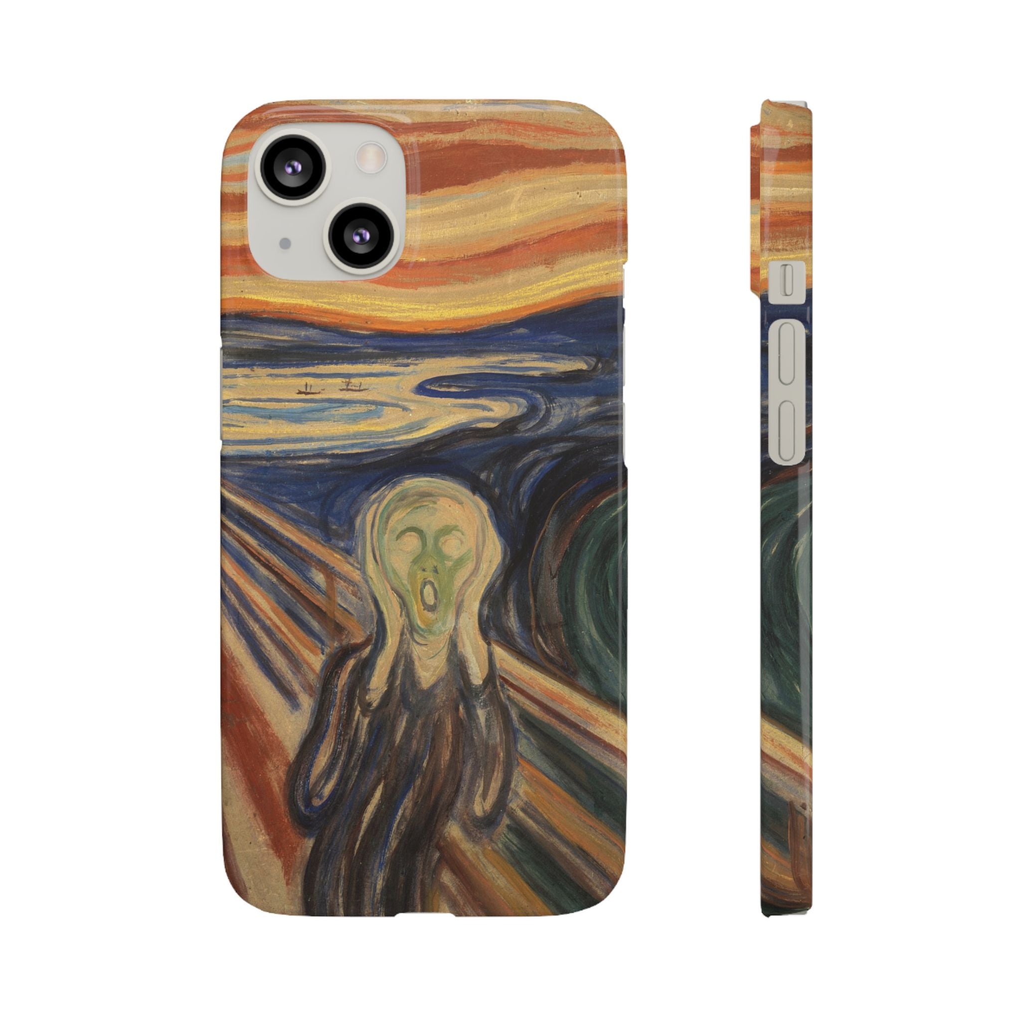 The scream by Edvard Munch - iPhone Slim Case