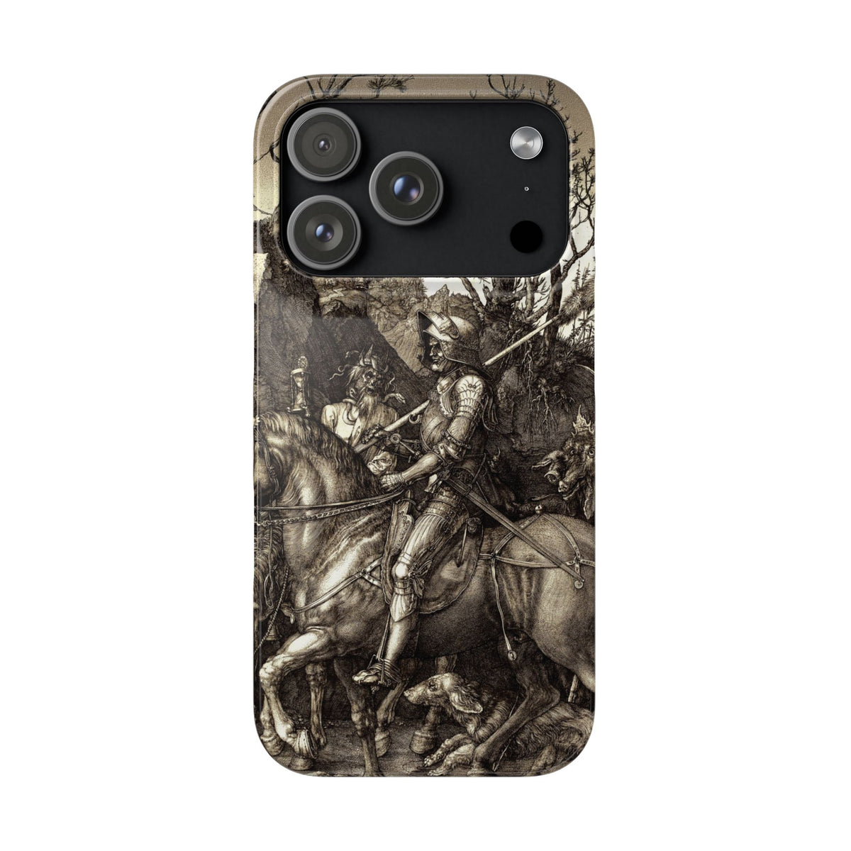 Knight, Death and the Devil by Albrecht Dürer - iPhone Slim Case