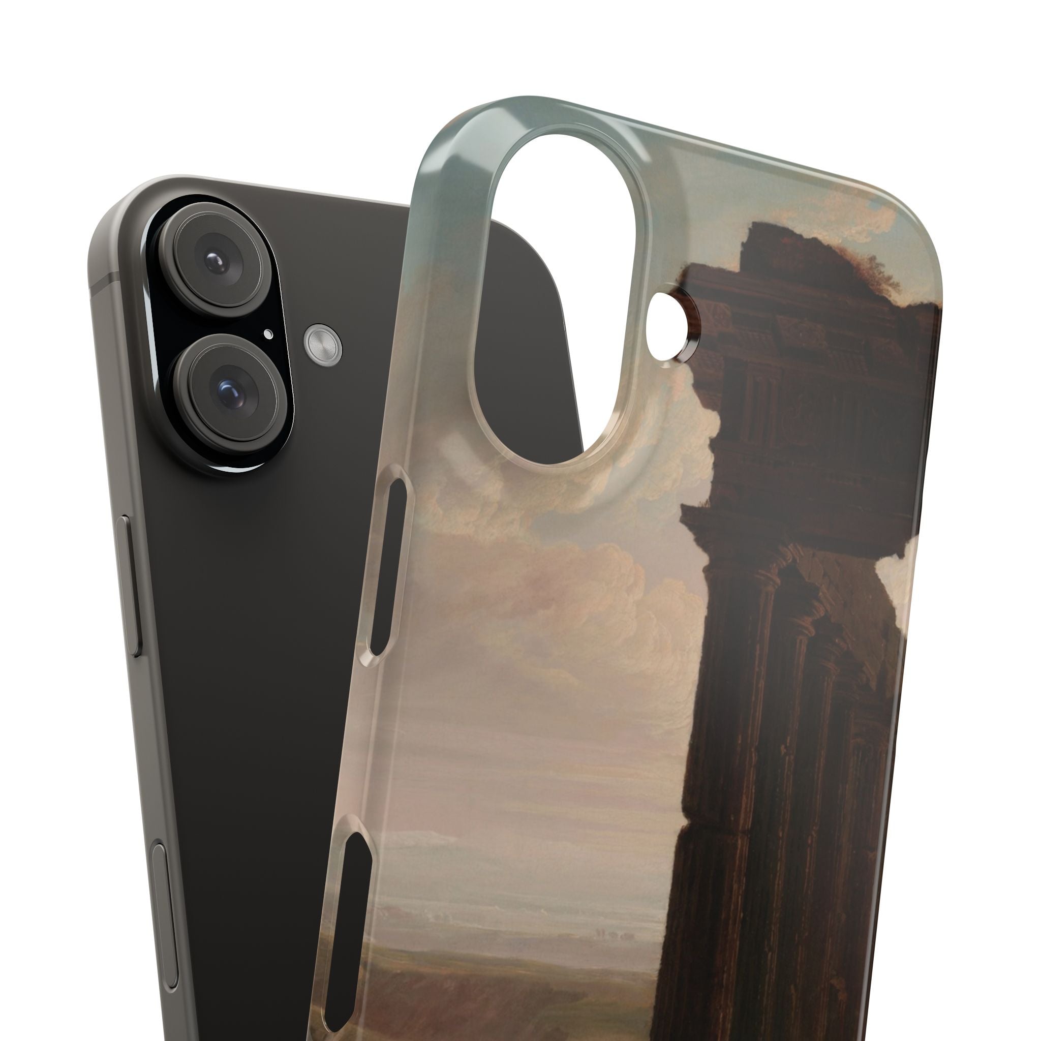 Ruins of an Ancient City von John Martin - iPhone Slim Case
