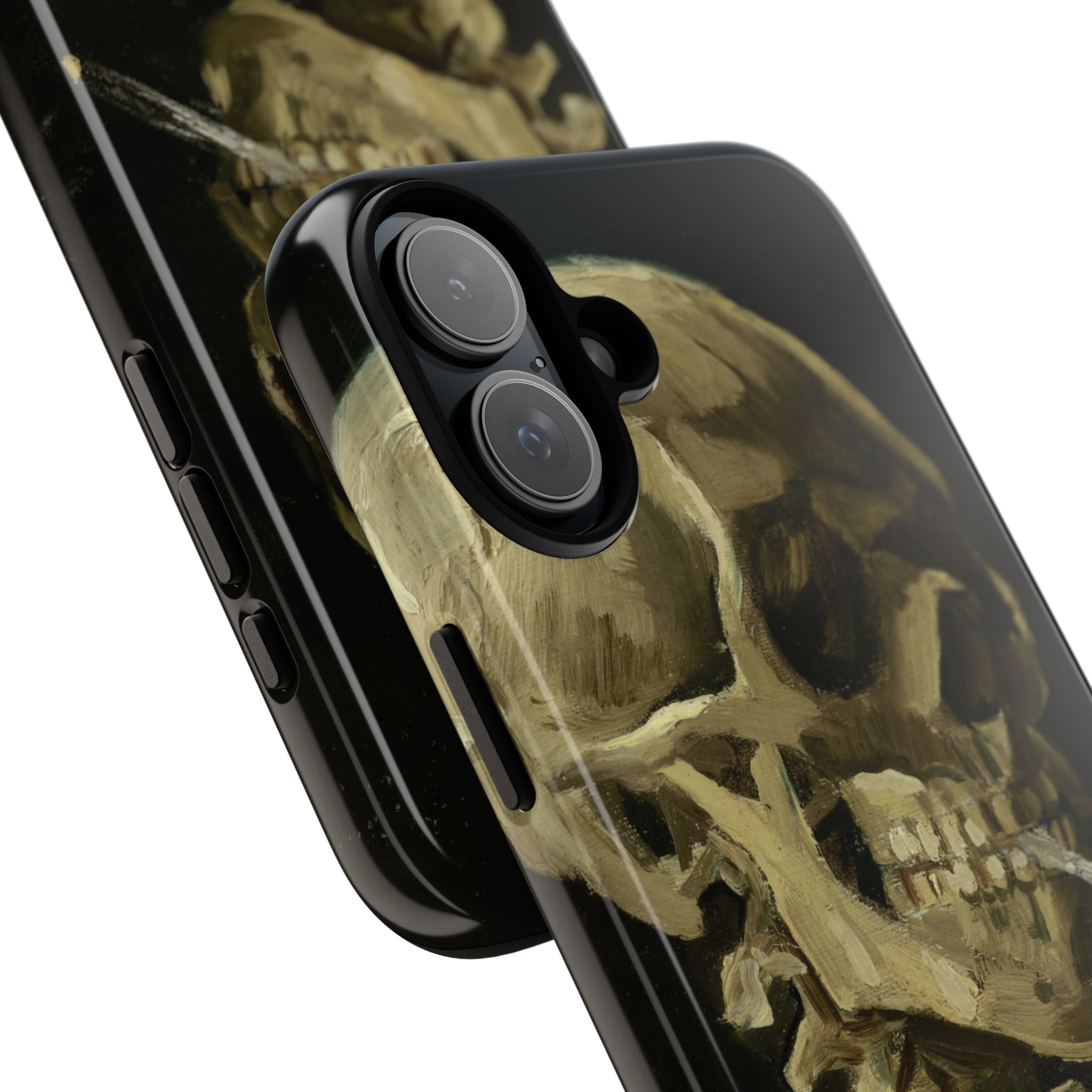Scheletro con sigaretta di Van Gogh - Custodia protettiva per iPhone