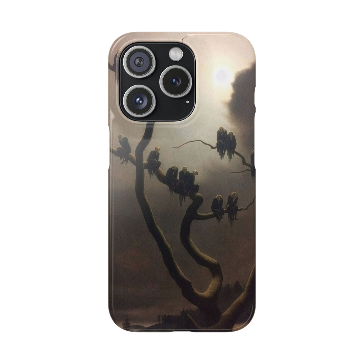 Ghosts on a Tree by Franz Sedlacek - iPhone Slim Case
