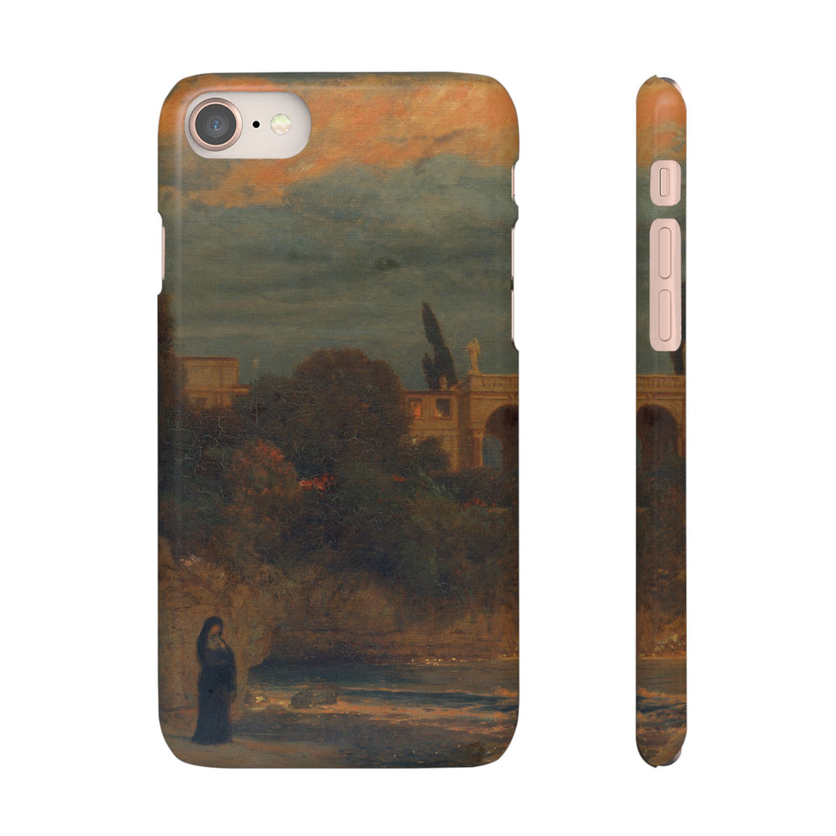 Villa by the Sea by Arnold Böcklin - iPhone Slim Case