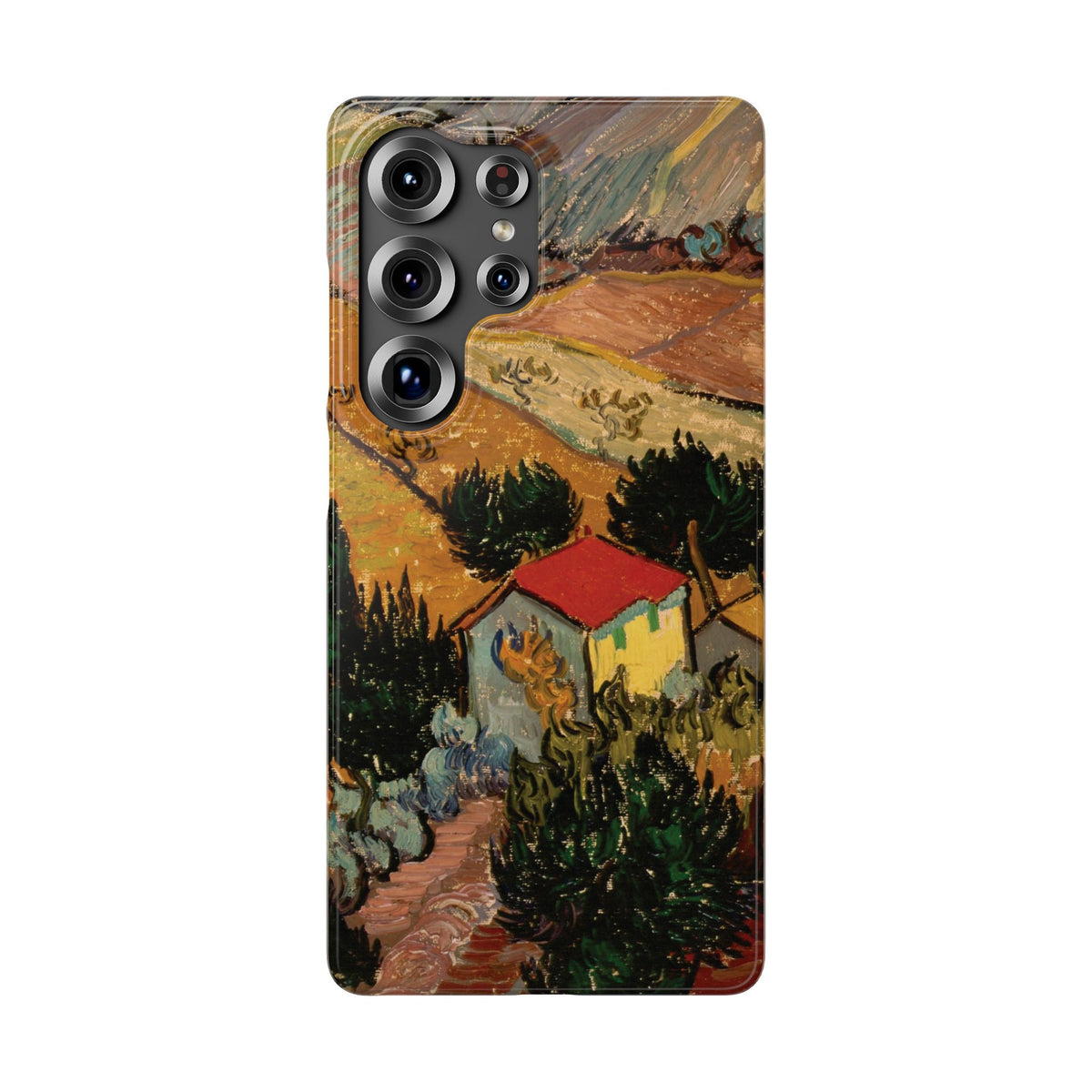 Landscape with House and Ploughman by Vincent van Gogh - Samsung Slim Case