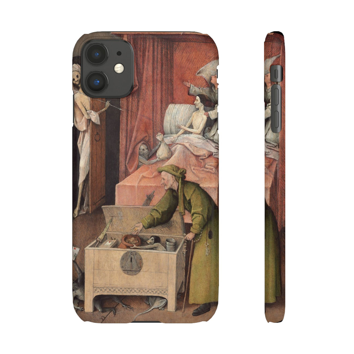 The Death of the Miser by Hieronymus Bosch - iPhone Slim Case