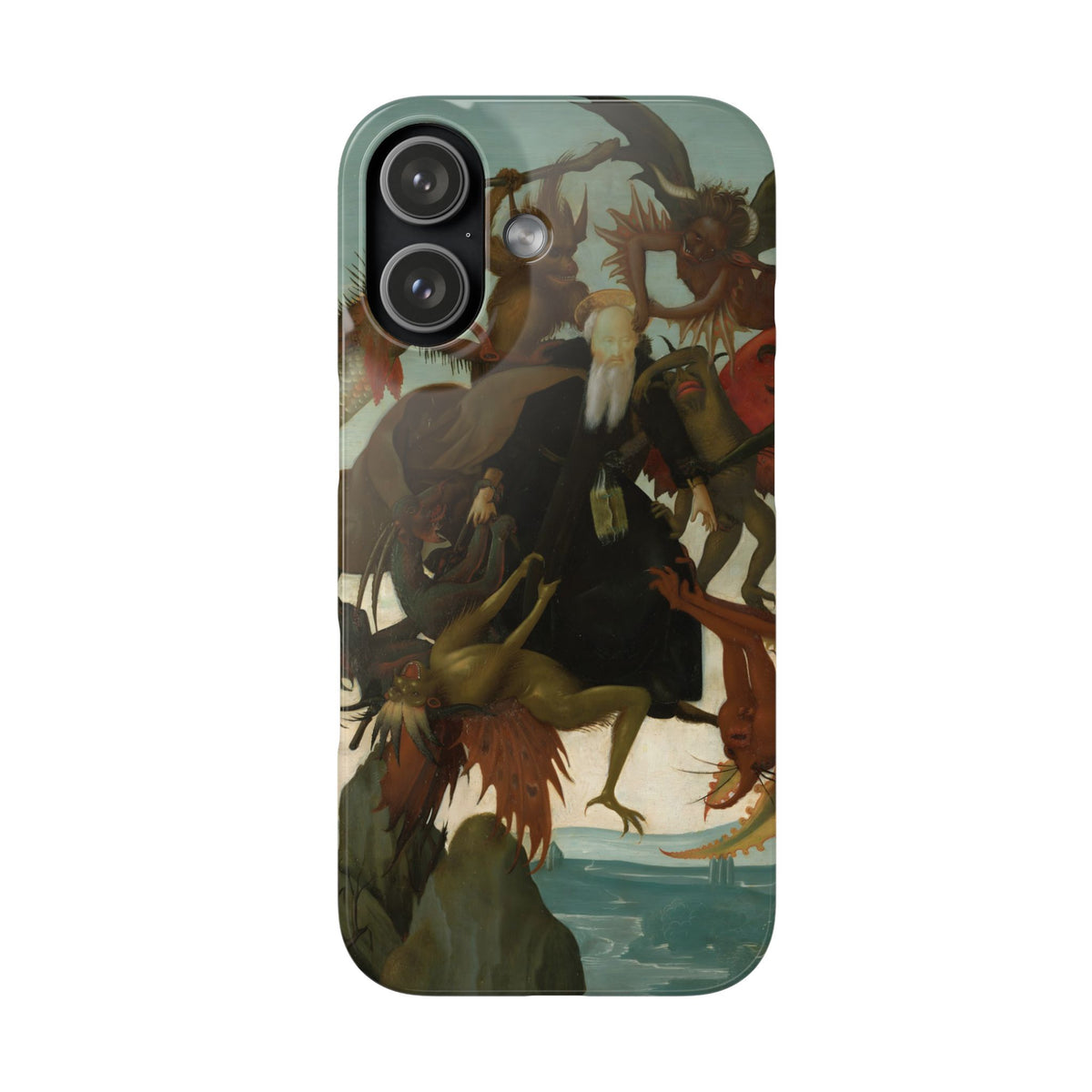 The Torment of Saint Anthony by Michelangelo - iPhone Slim Case