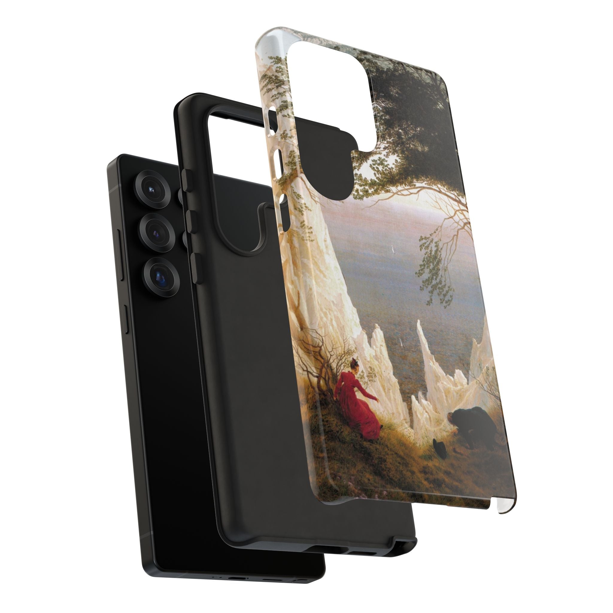 Chalk Cliffs on Rügen by Caspar David Friedrich - Samsung Tough Case