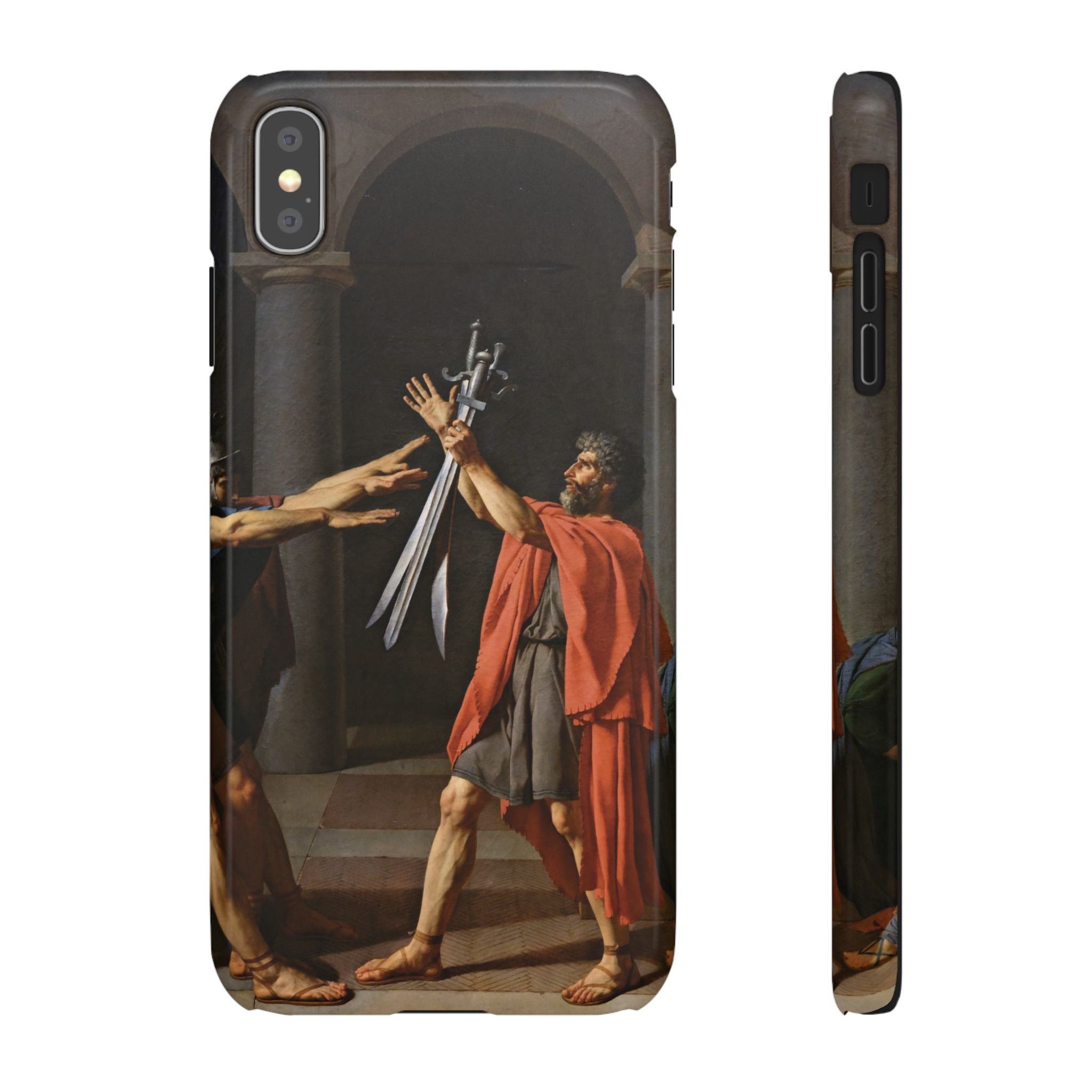 Oath of the Horatii by Jacques-Louis David - iPhone Slim Case