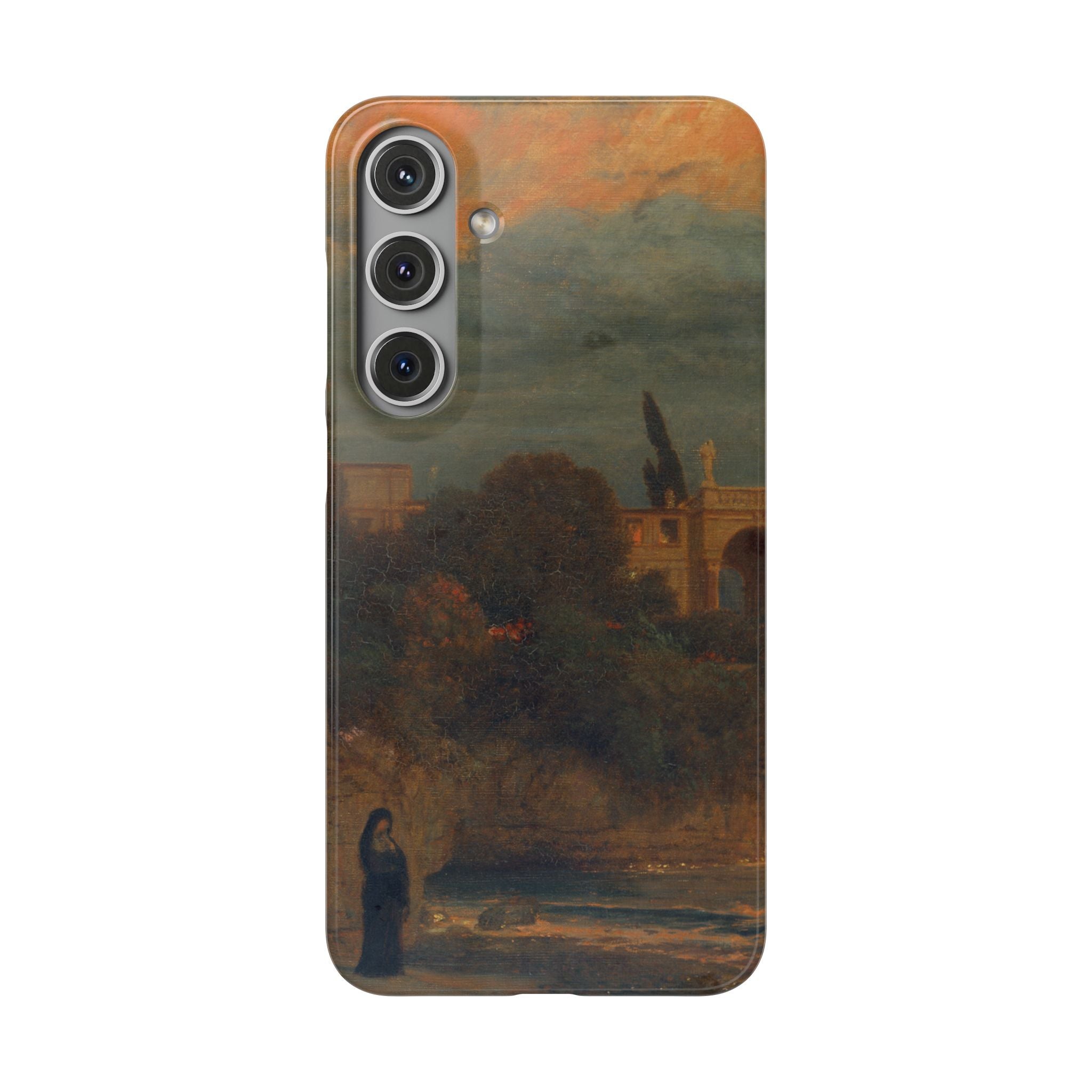 Villa by the Sea by Arnold Böcklin - Samsung Slim Case