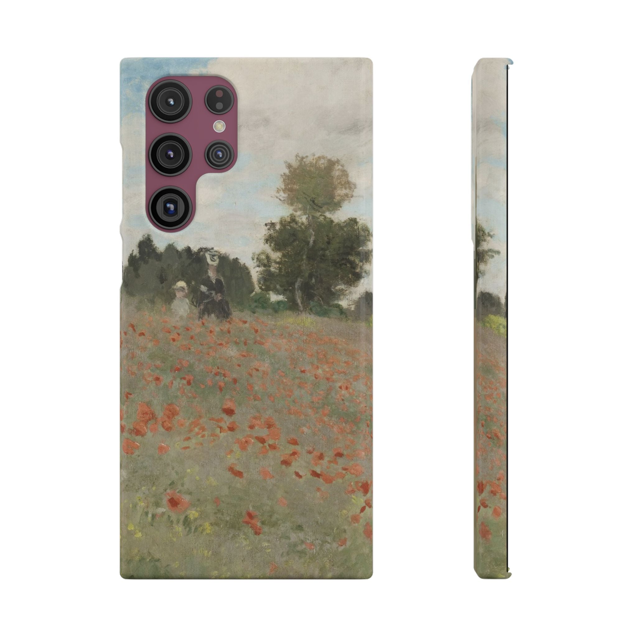 The Poppy Field by Claude Monet - Samsung Slim Case