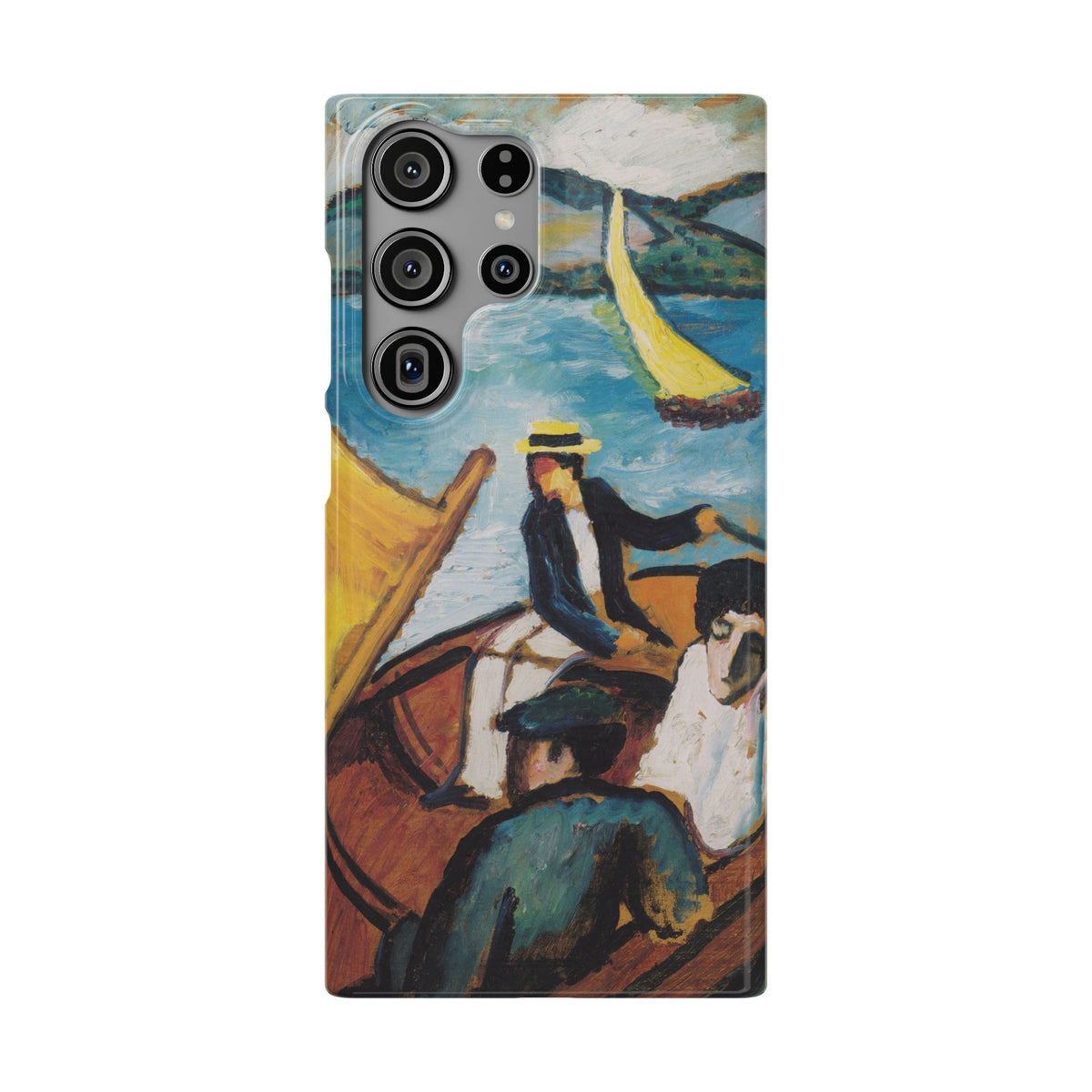 Sailing Boat on the Tegernsee by August Macke - Samsung Slim Case