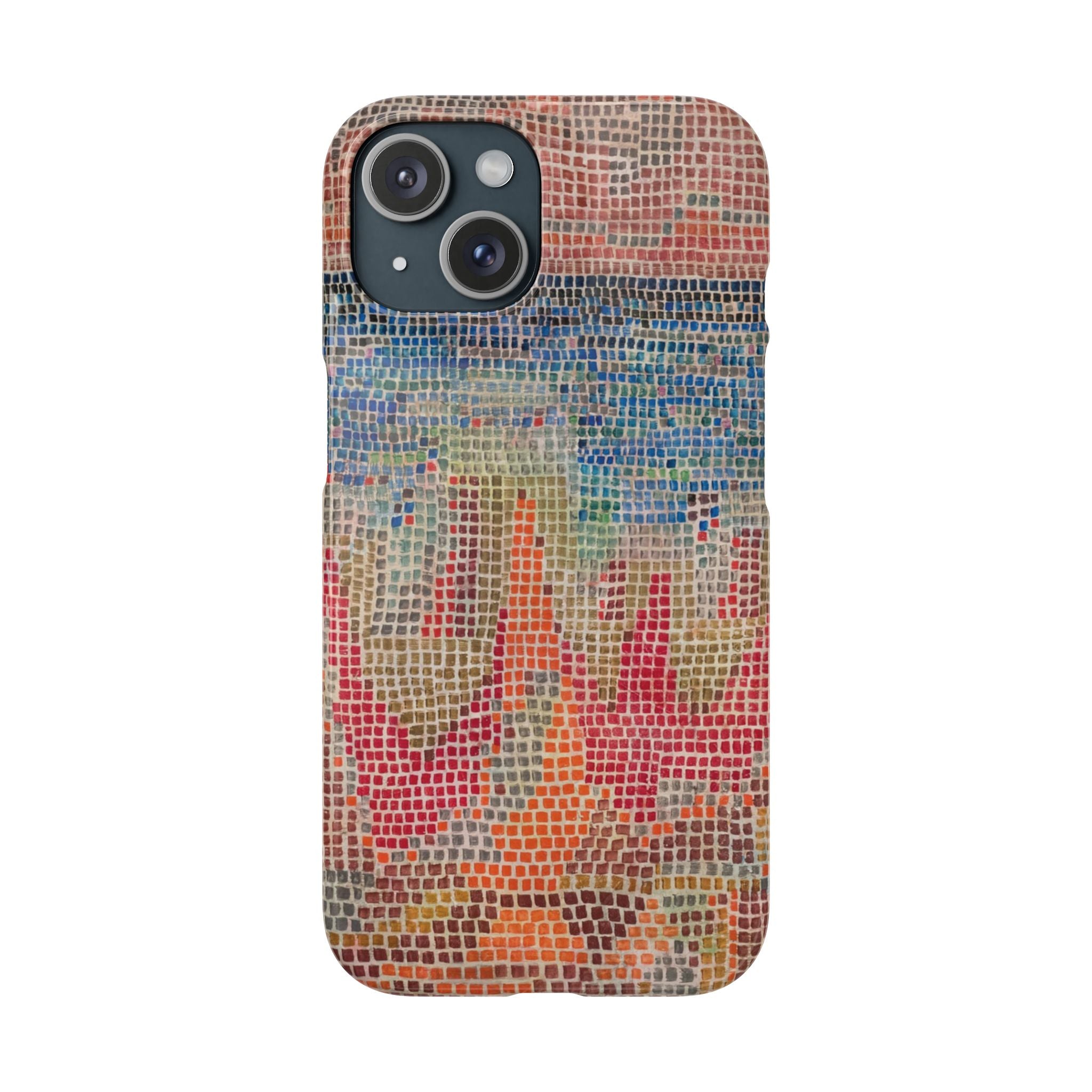 Cliffs by the sea by Paul Klee - iPhone Slim Case