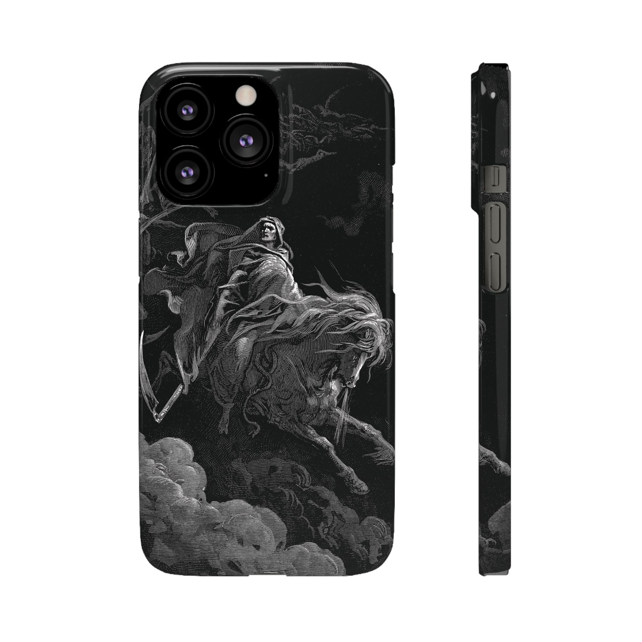 Death on the Pale Horse by Gustave Dore - iPhone Slim Case