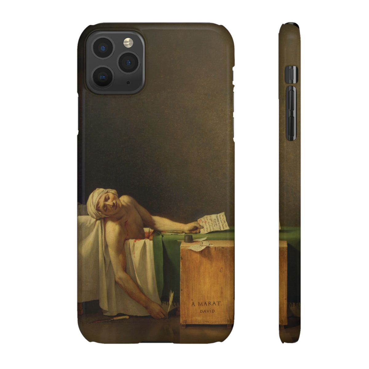 The Death of Marat by Jacques-Louis David - iPhone Slim Case