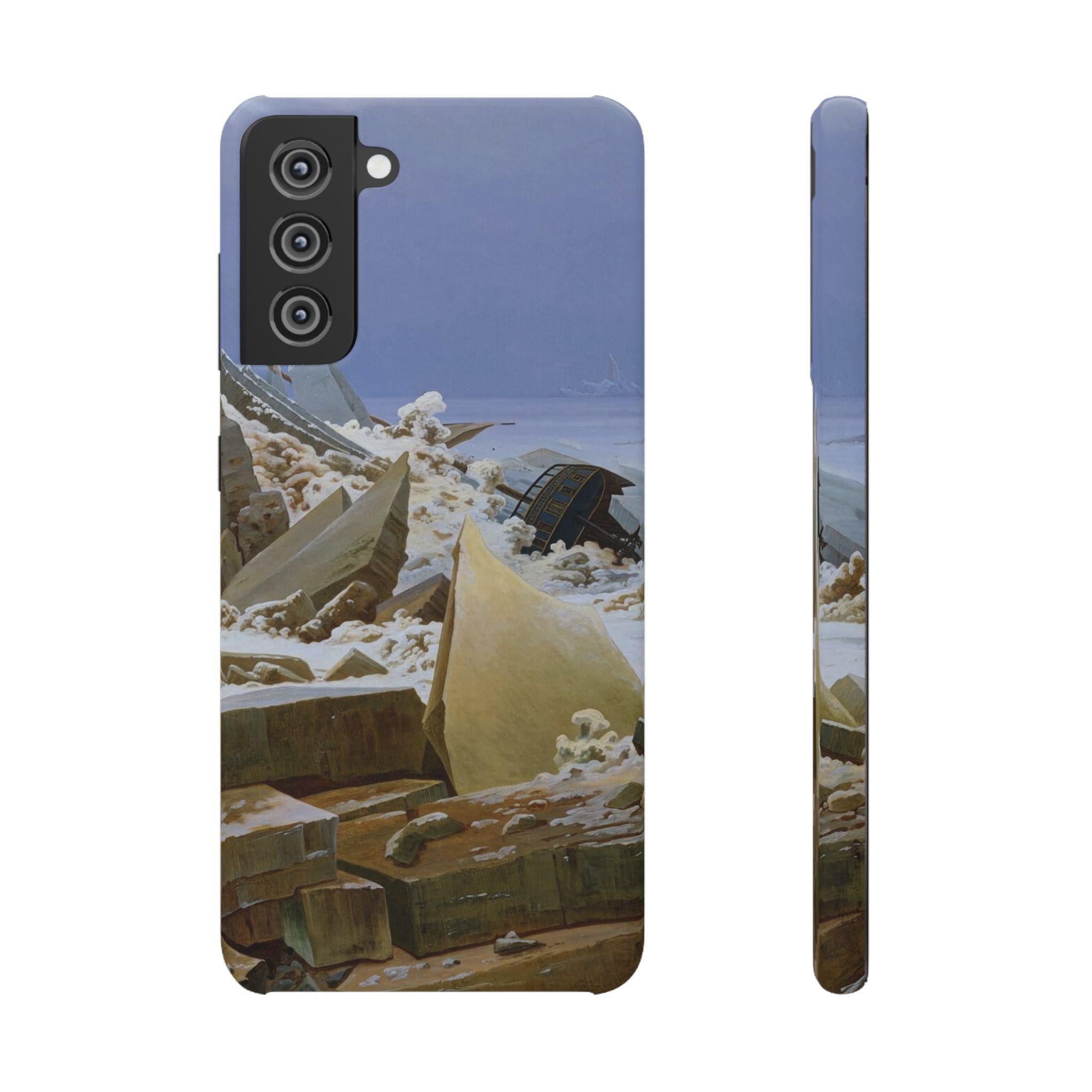 The Sea of Ice by Caspar David Friedrich - Samsung Slim Case