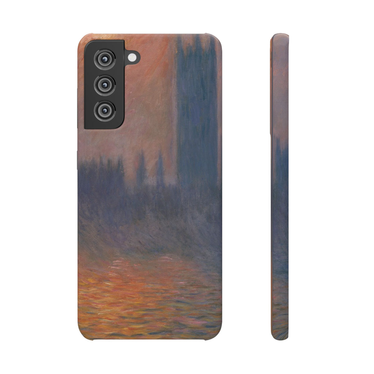 The Houses of Parliament Sunset by Claude Monet - Samsung Slim Case