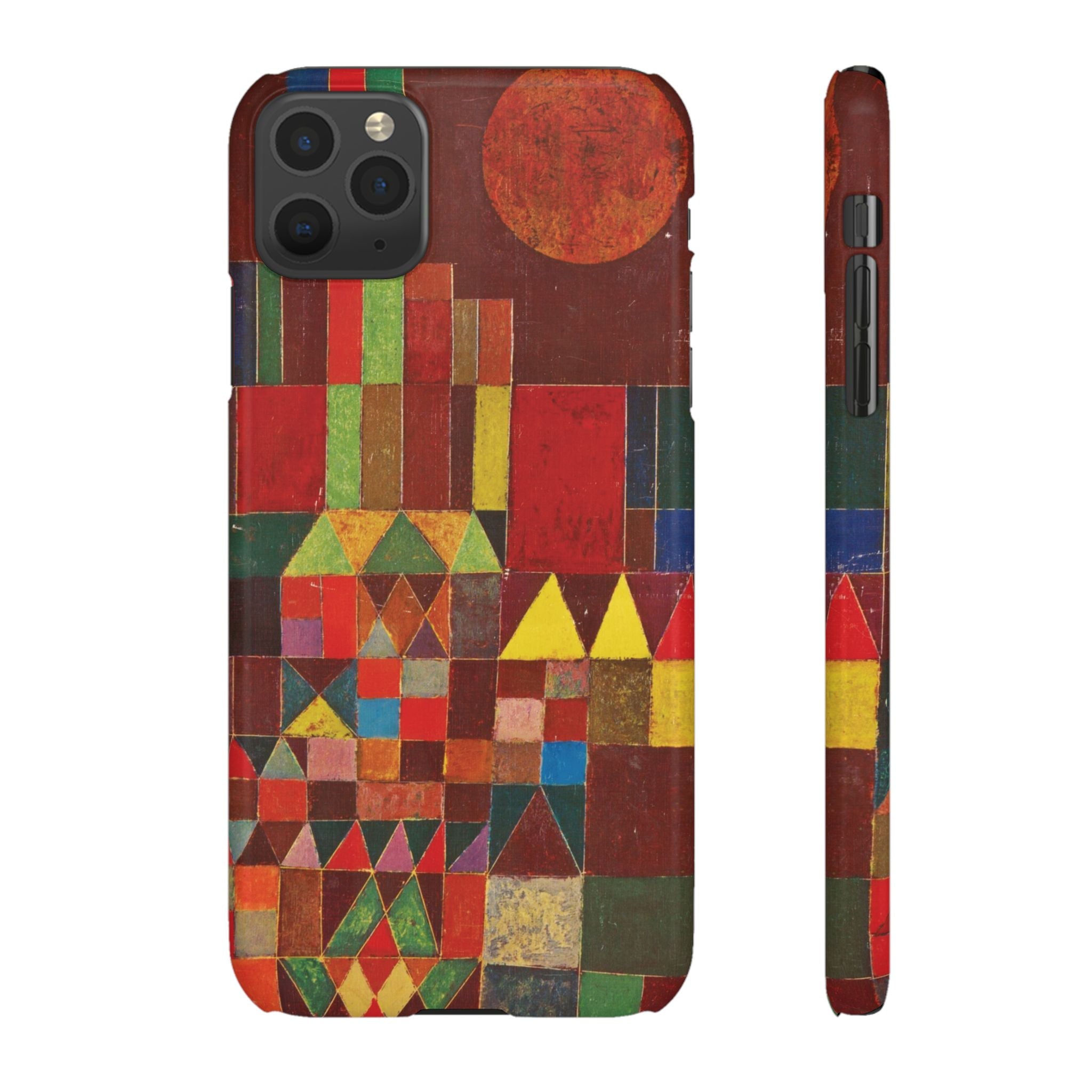 Castle and Sun by Paul Klee - iPhone Slim Case