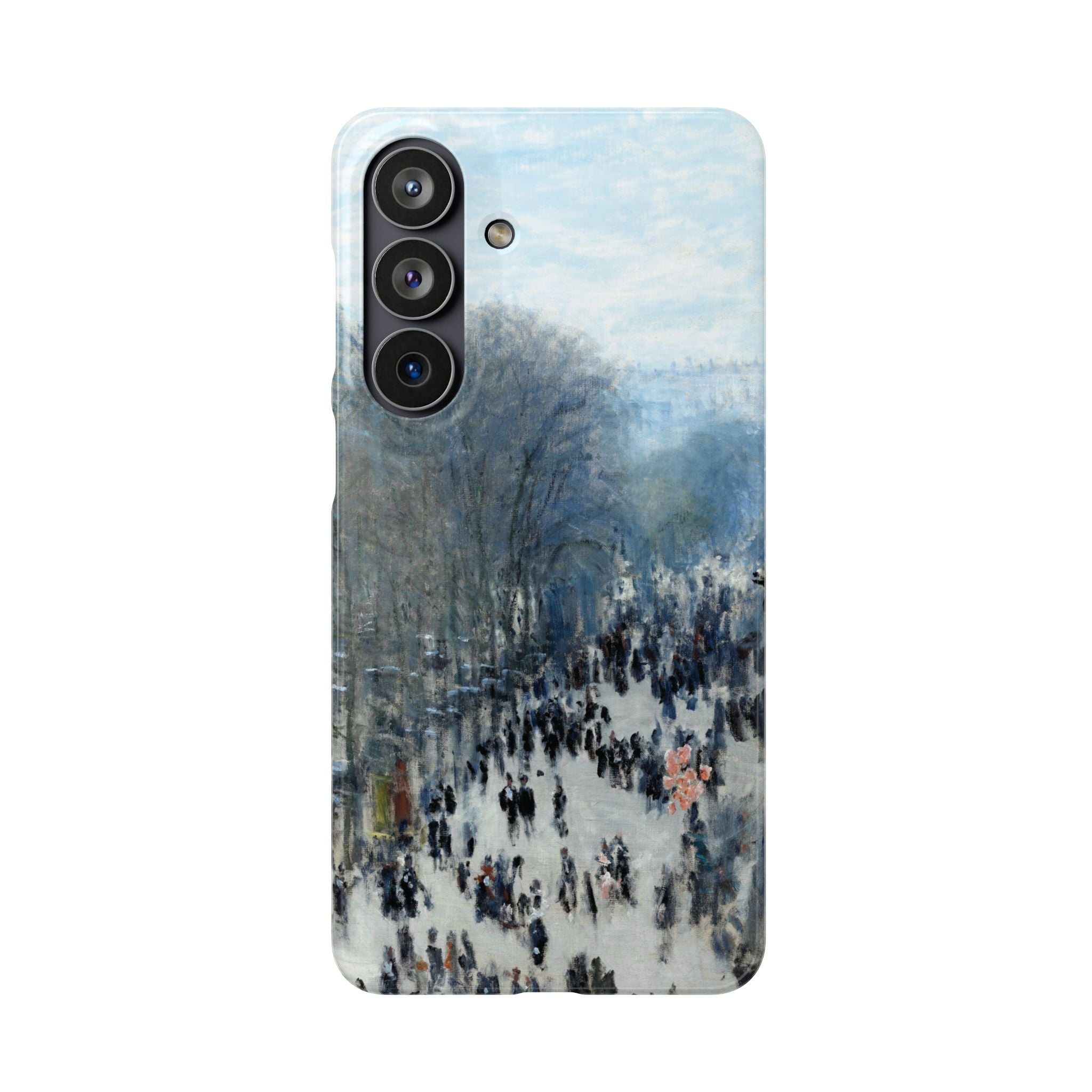 Boulevard des Capucines by Claude Monet - Samsung Slim Case