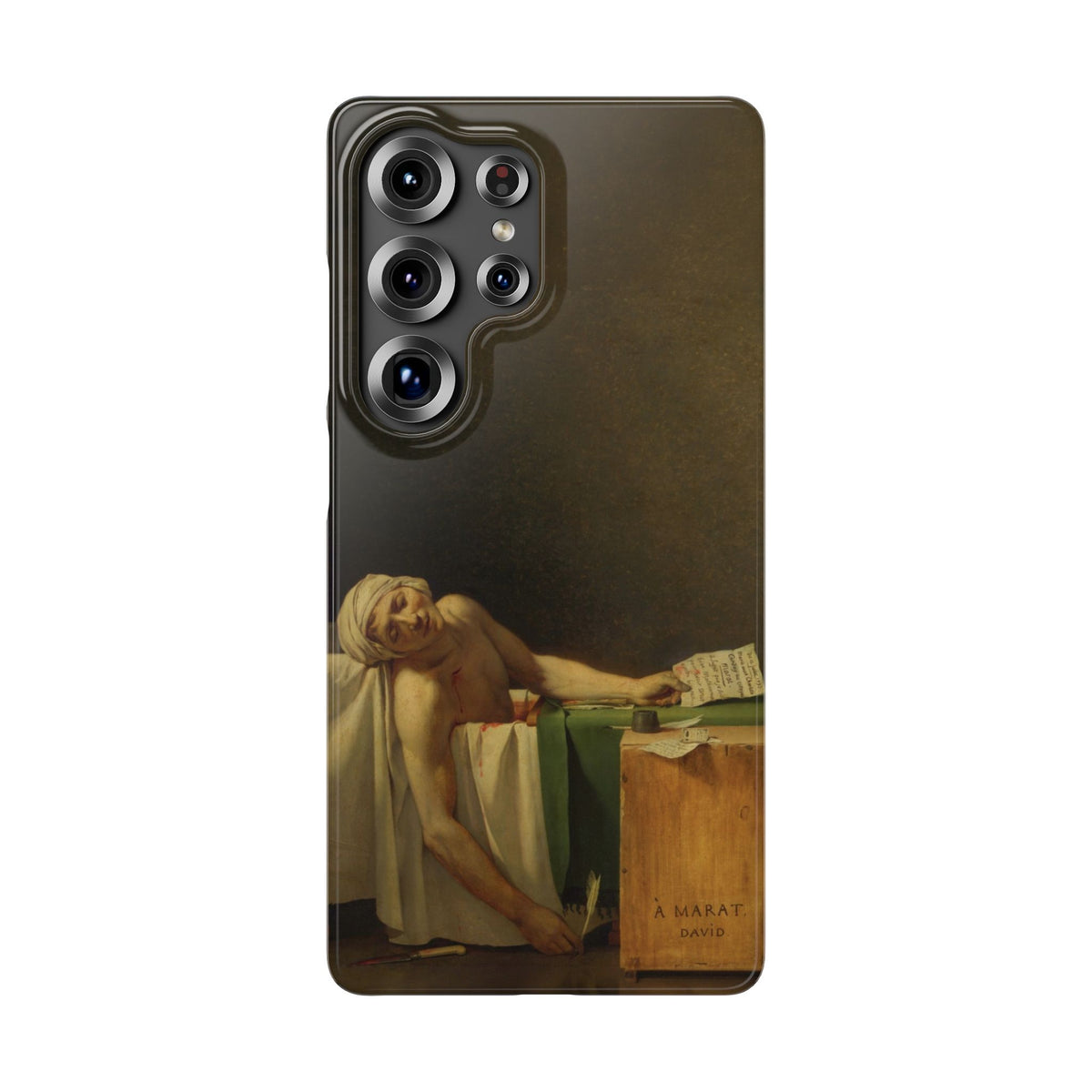 The Death of Marat by Jacques-Louis David - Samsung Slim Case