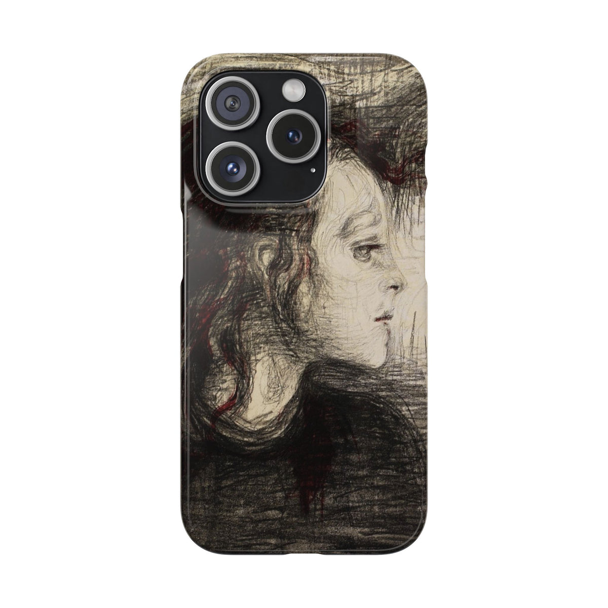 The Sick Child by Edvard Munch - iPhone Slim Case