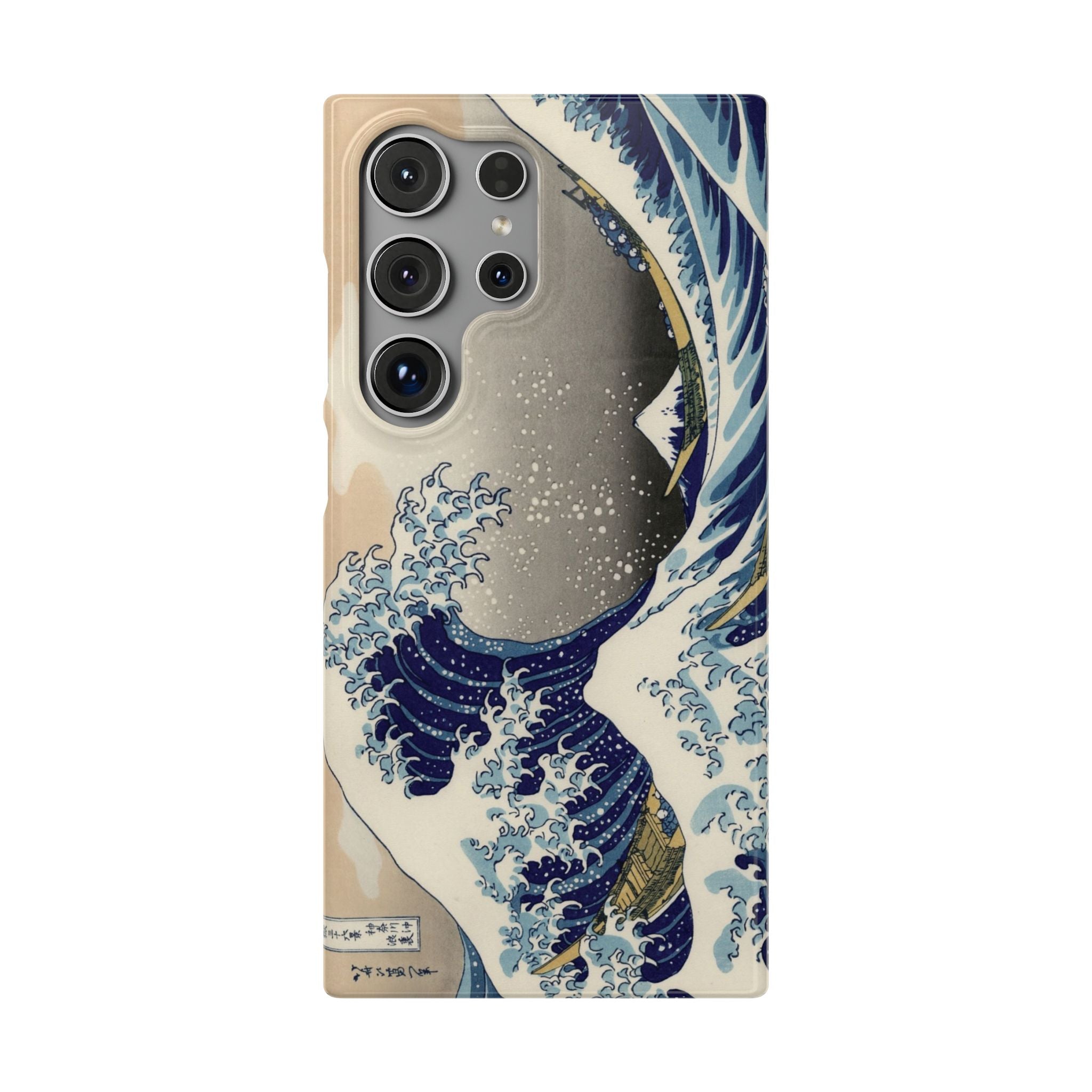 The Great Wave off Kanagawa by Hokusai - Samsung Slim Case