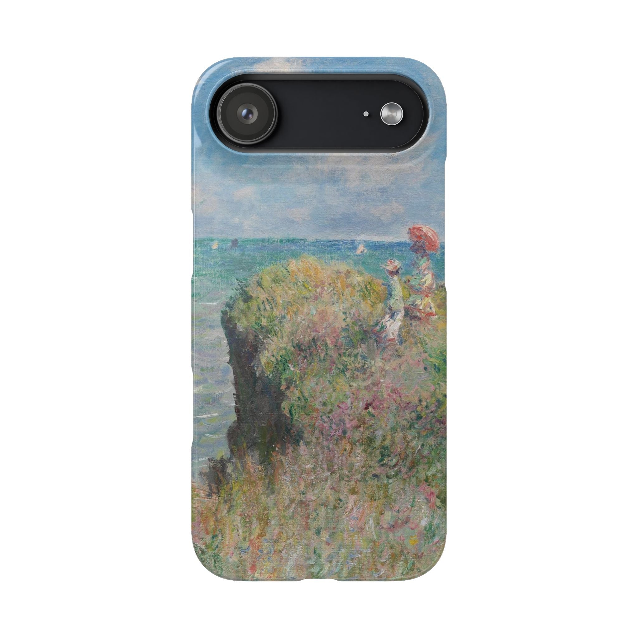 Cliff Walk at Pourville by Claude Monet - iPhone Slim Case