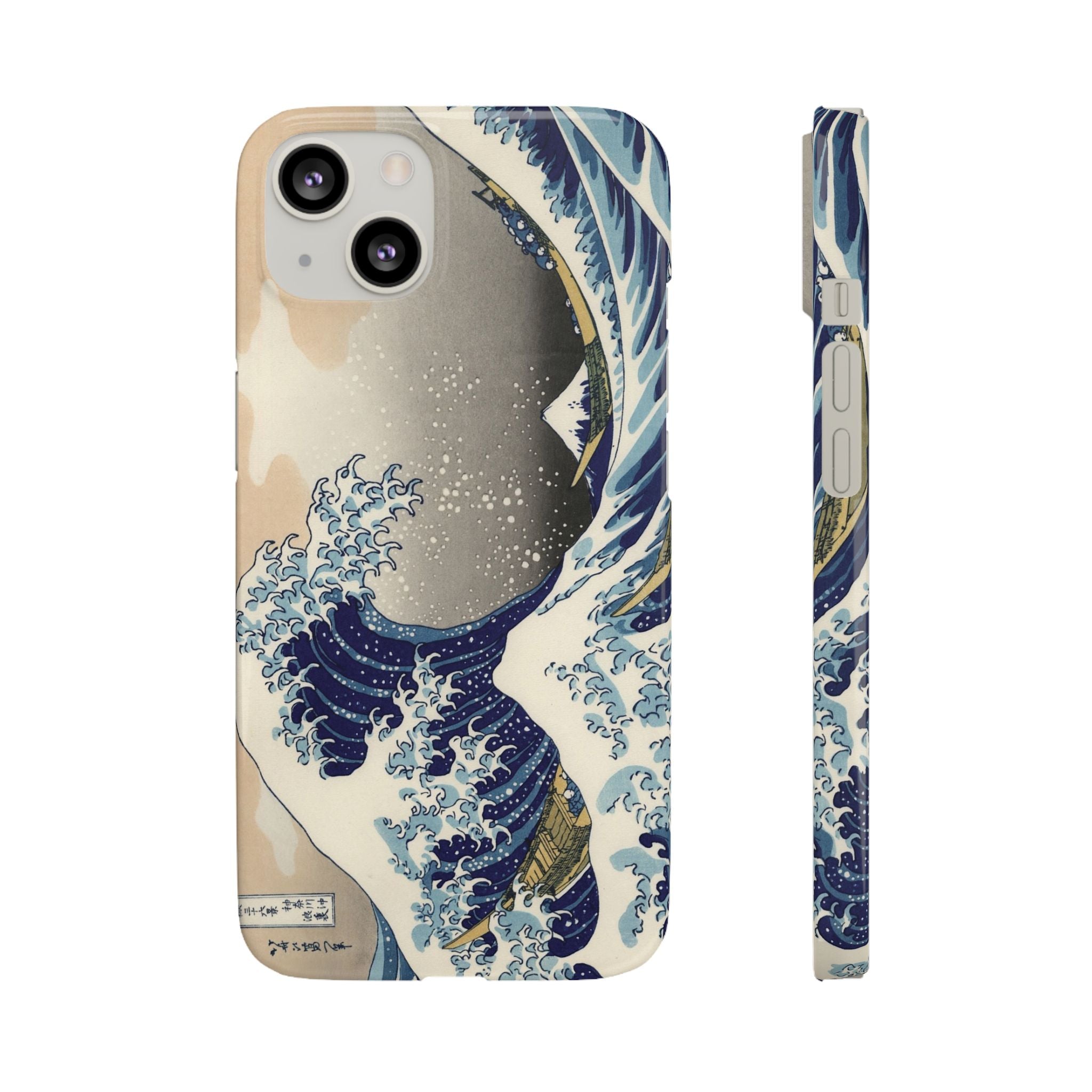 The Great Wave off Kanagawa by Hokusai - iPhone Slim Case
