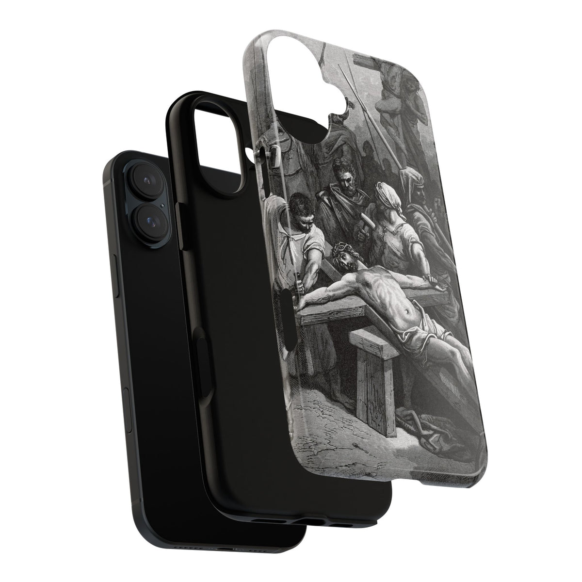 Die Kreuzigung Jesu von Gustave Doré – iPhone Tough Case