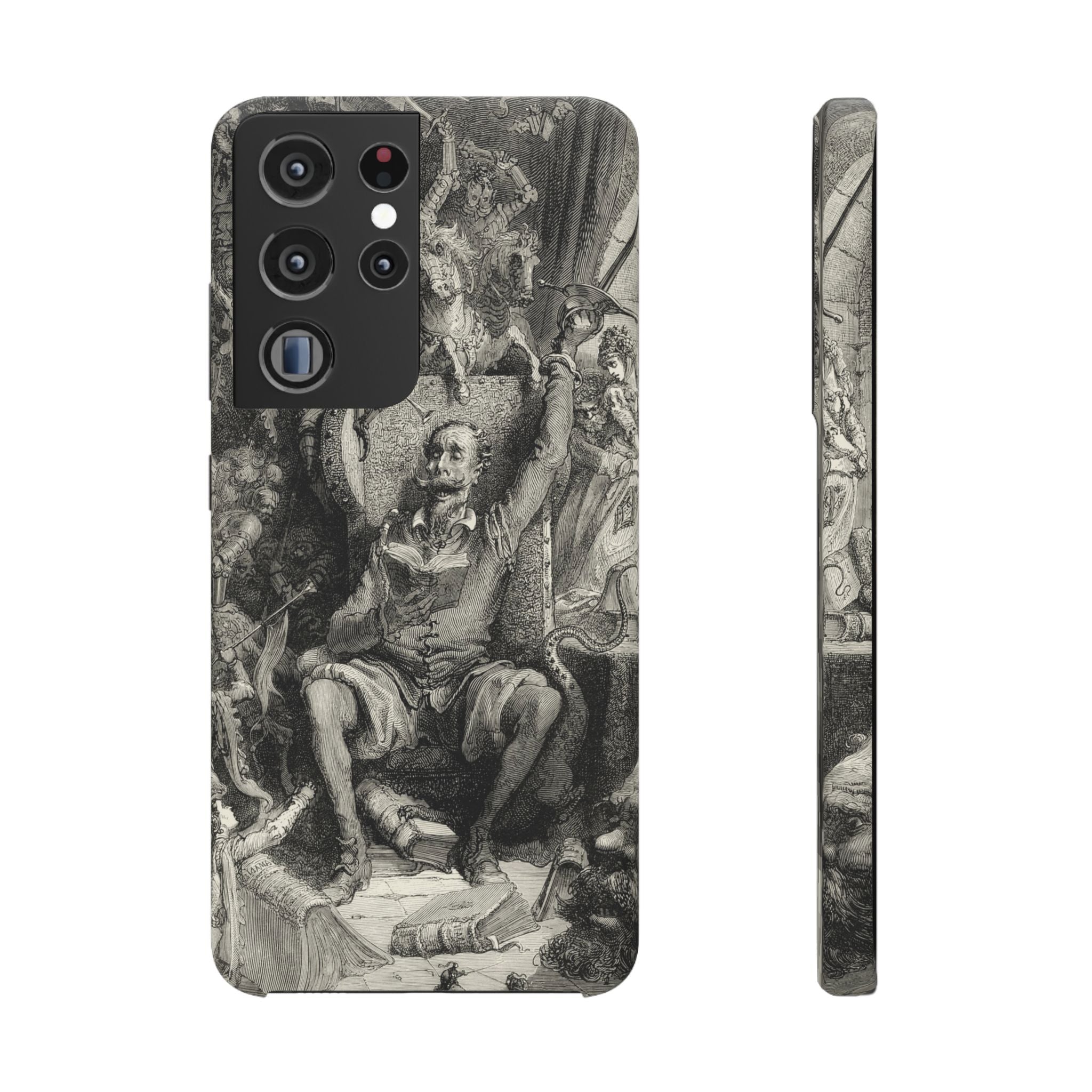 Don Quixote and His Visions by Gustave Doré - Samsung Slim Case