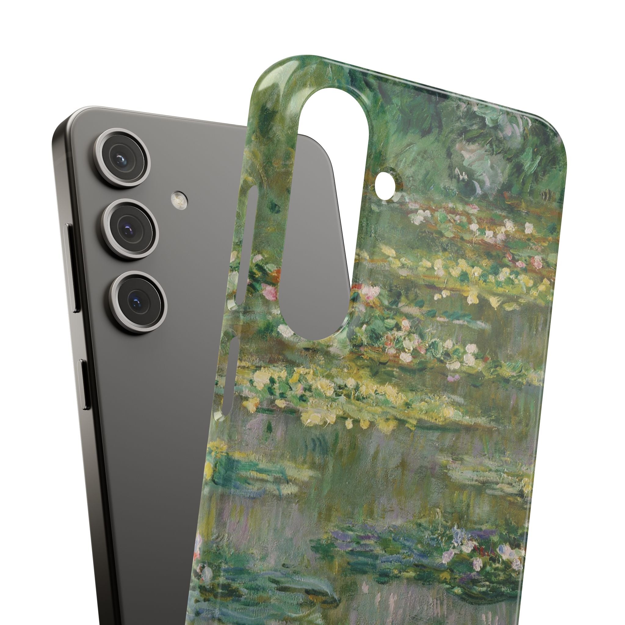 Le Bassin des Nymphéas by Claude Monet - Samsung Slim Case