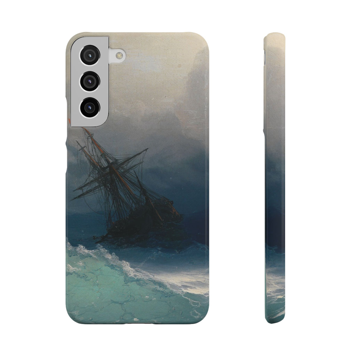 Ship on Stormy Seas by Ivan Aivazovsky - Samsung Slim Case