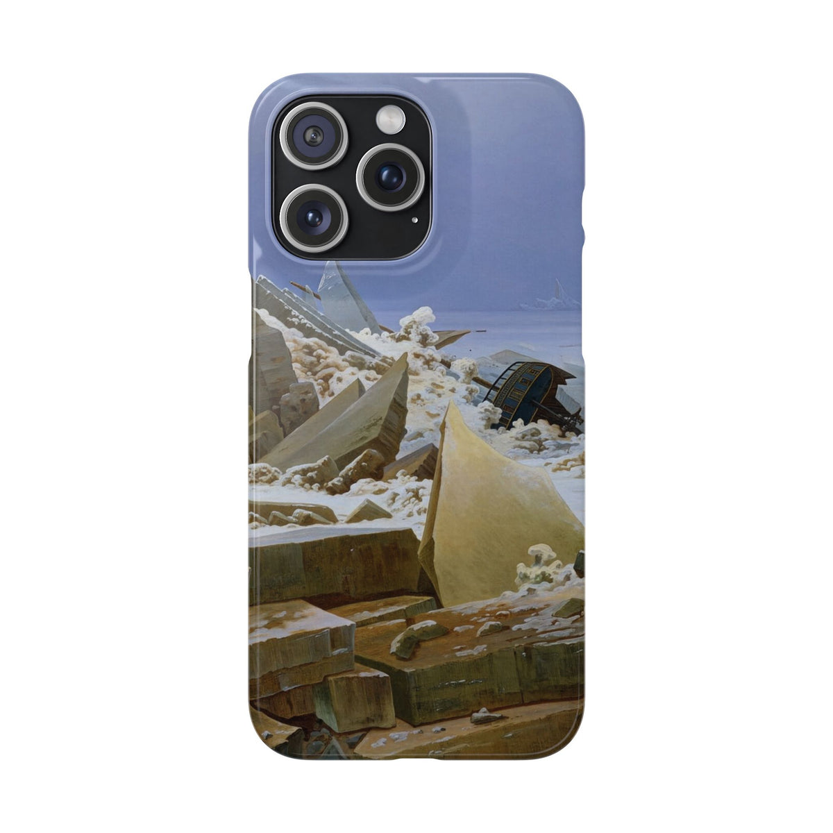 The Sea of Ice by Caspar David Friedrich - iPhone Slim Case