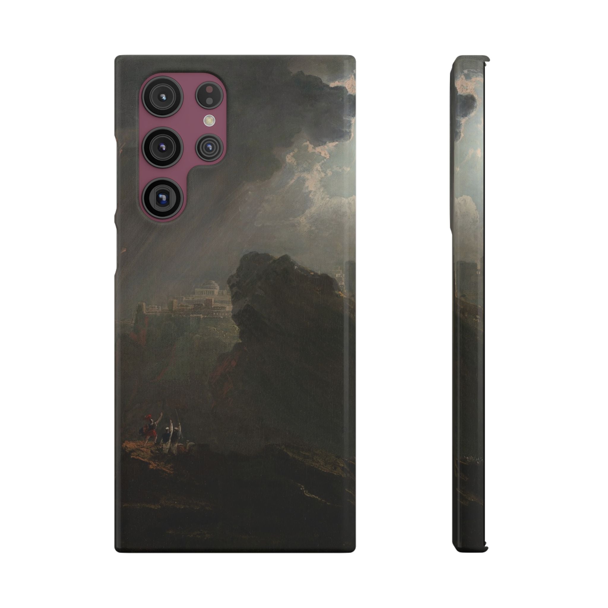 Josua befiehlt der Sonne, stillzustehen von John Martin – Samsung Slim Case