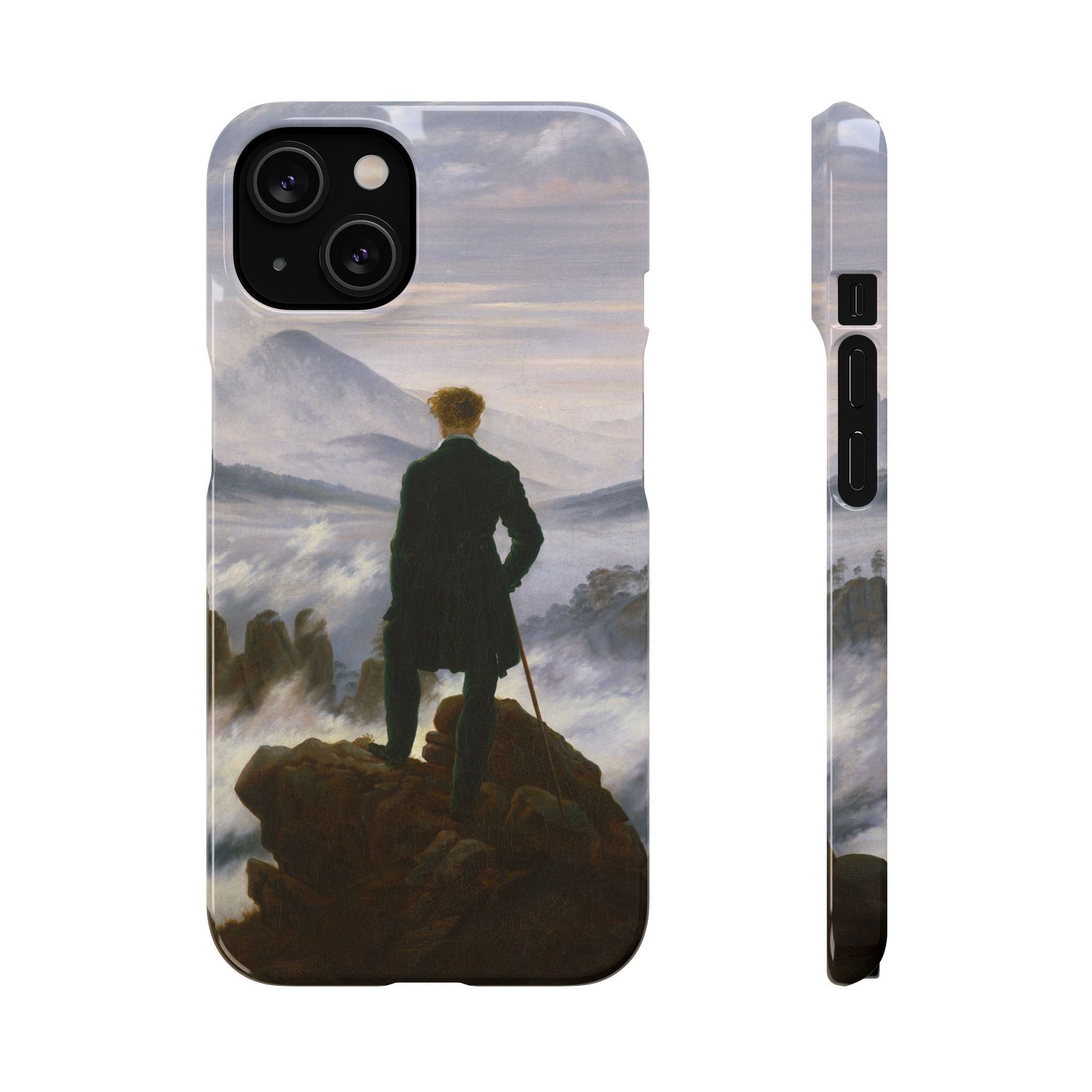 The Wanderer above the Sea of Fog by Caspar David Friedrich - iPhone Slim Case