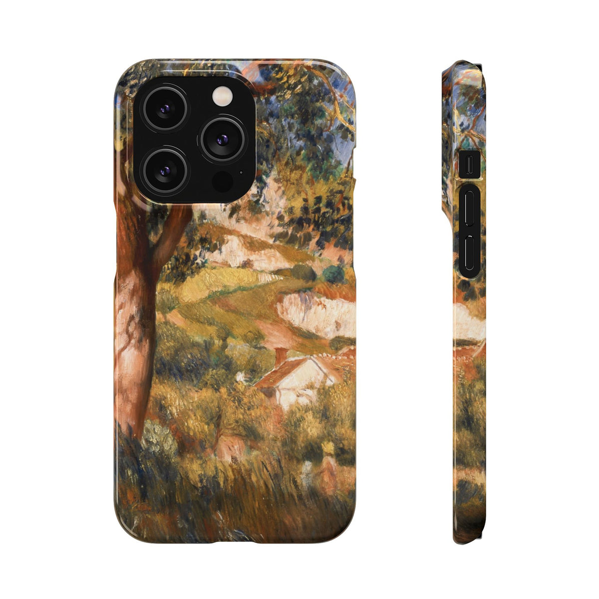 Paysage a La Roche Guyon by Pierre Auguste Renoir - iPhone Slim Case