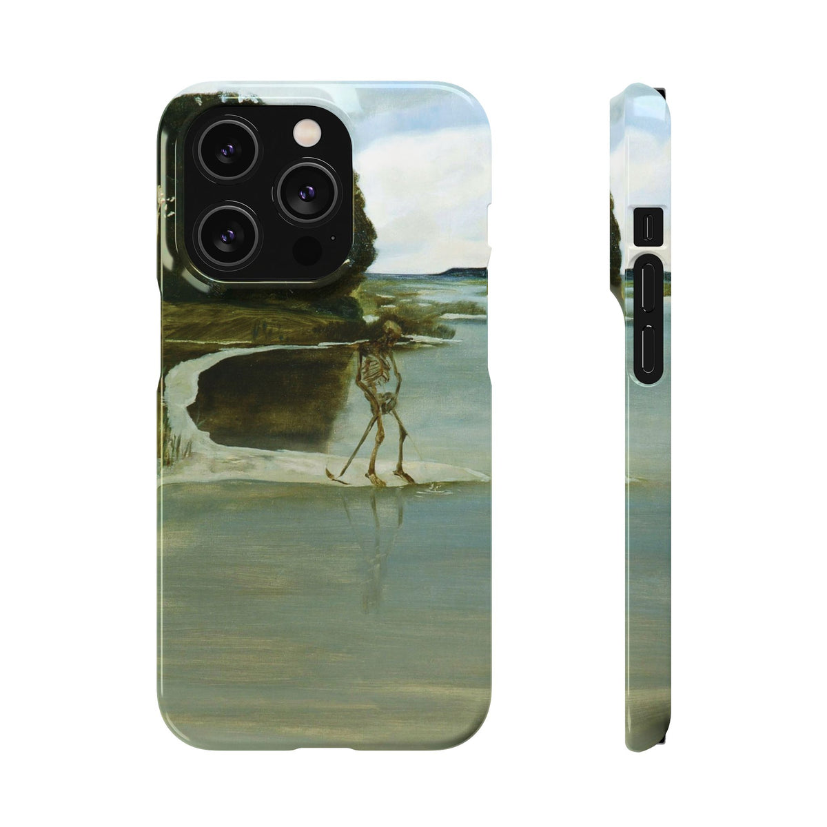 Death Peeing by Max Klinger - iPhone Slim Case