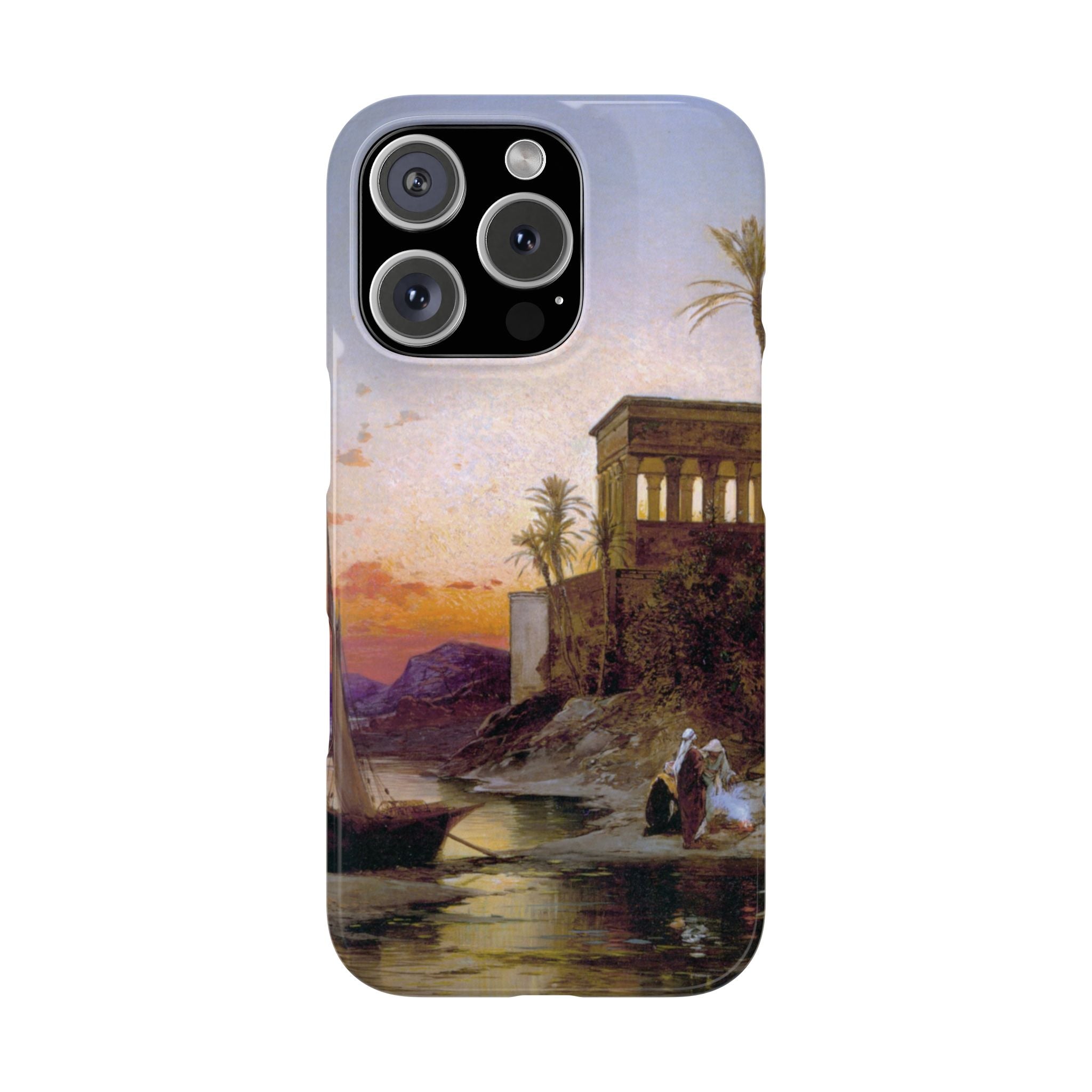 The Kiosk of Trajan by Hermann Corrodi - iPhone Slim Case