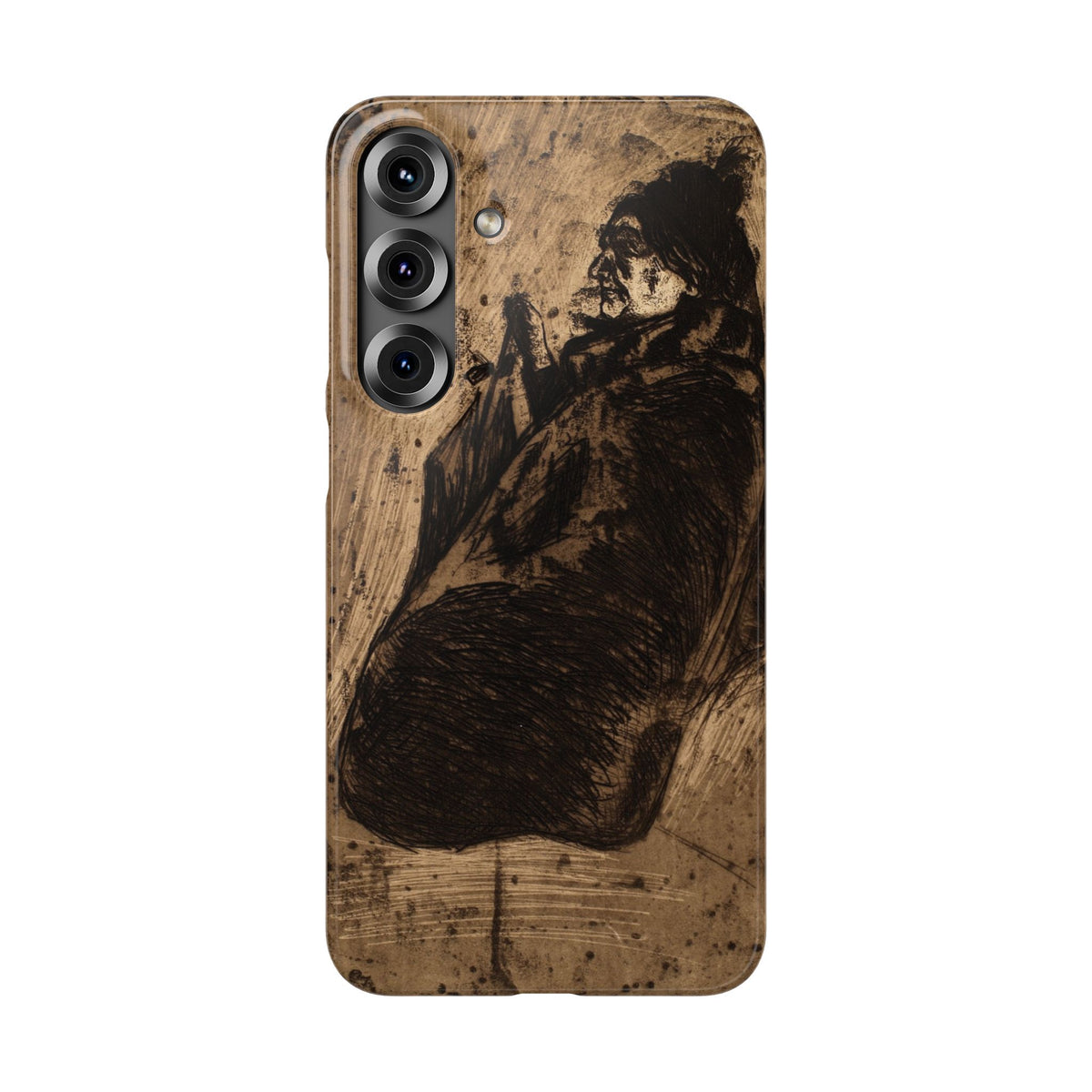 Old Woman by Edvard Munch - Samsung Slim Case
