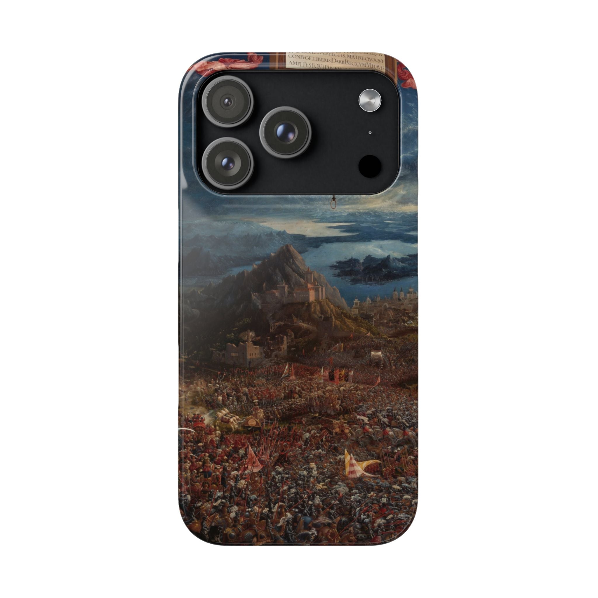The Battle of Alexander at Issus by Albrecht Altdorfer - iPhone Slim Case