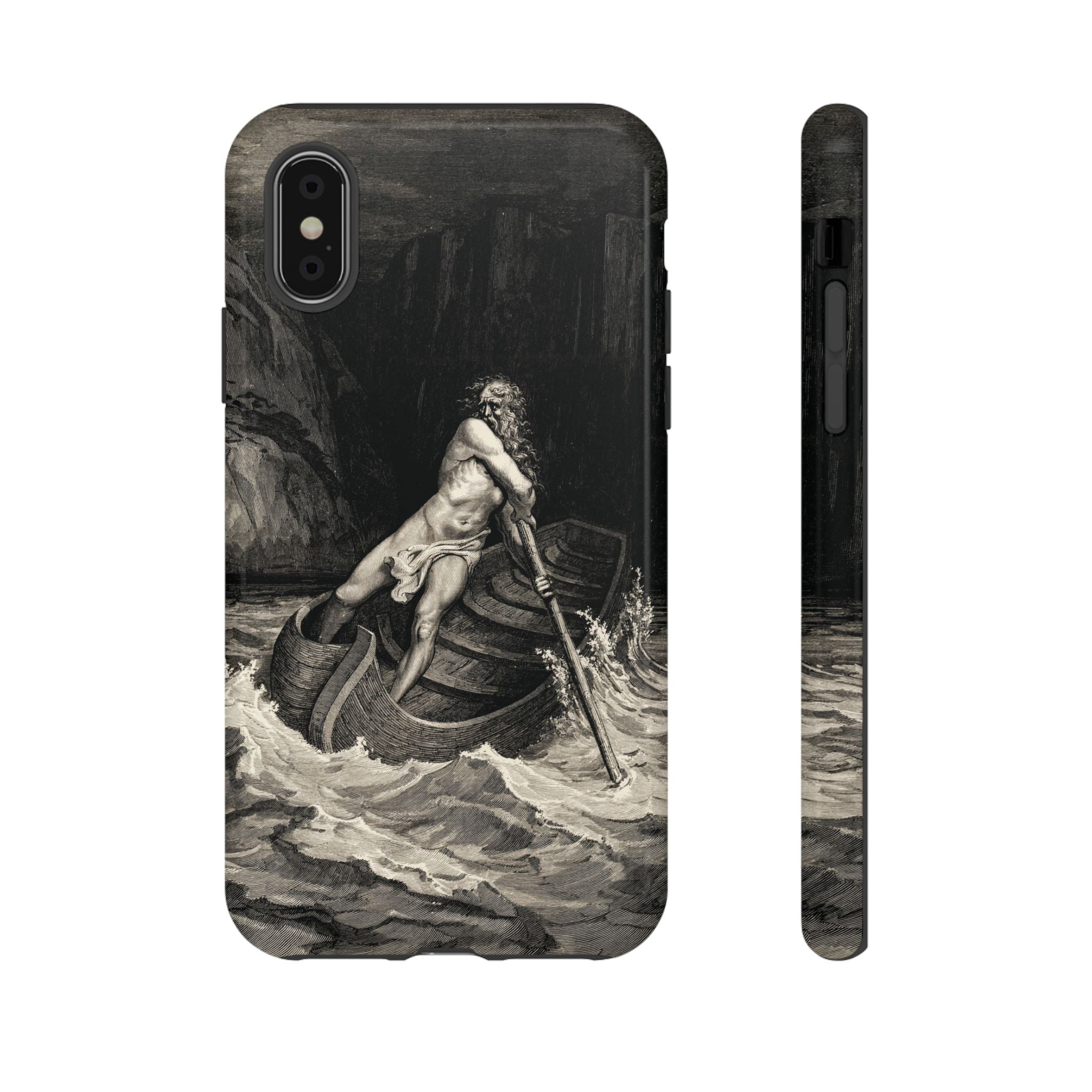 Canto III - Charon by Gustave Doré - iPhone Tough Case