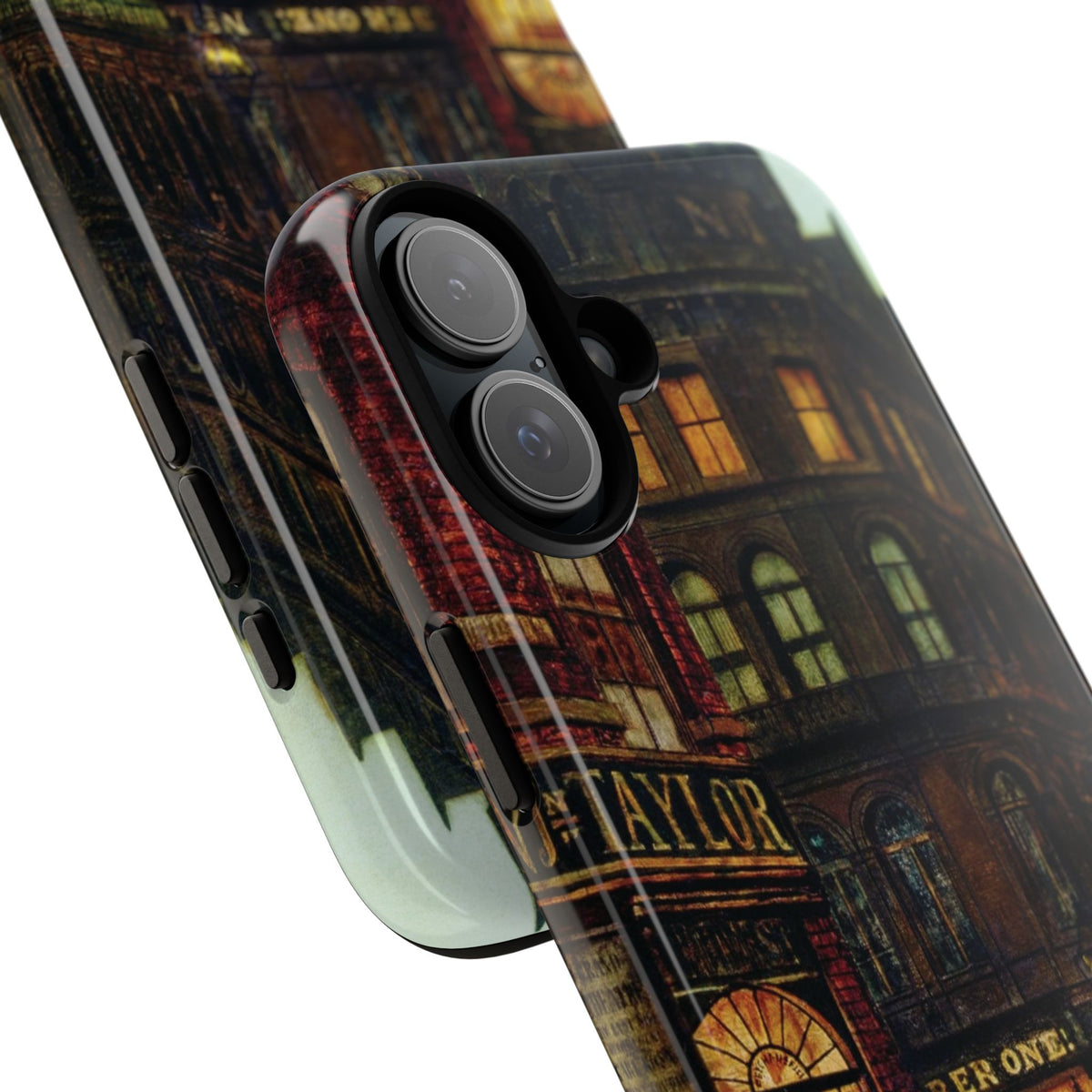Boar Lane Leeds by John Atkinson Grimshaw - iPhone Tough Case