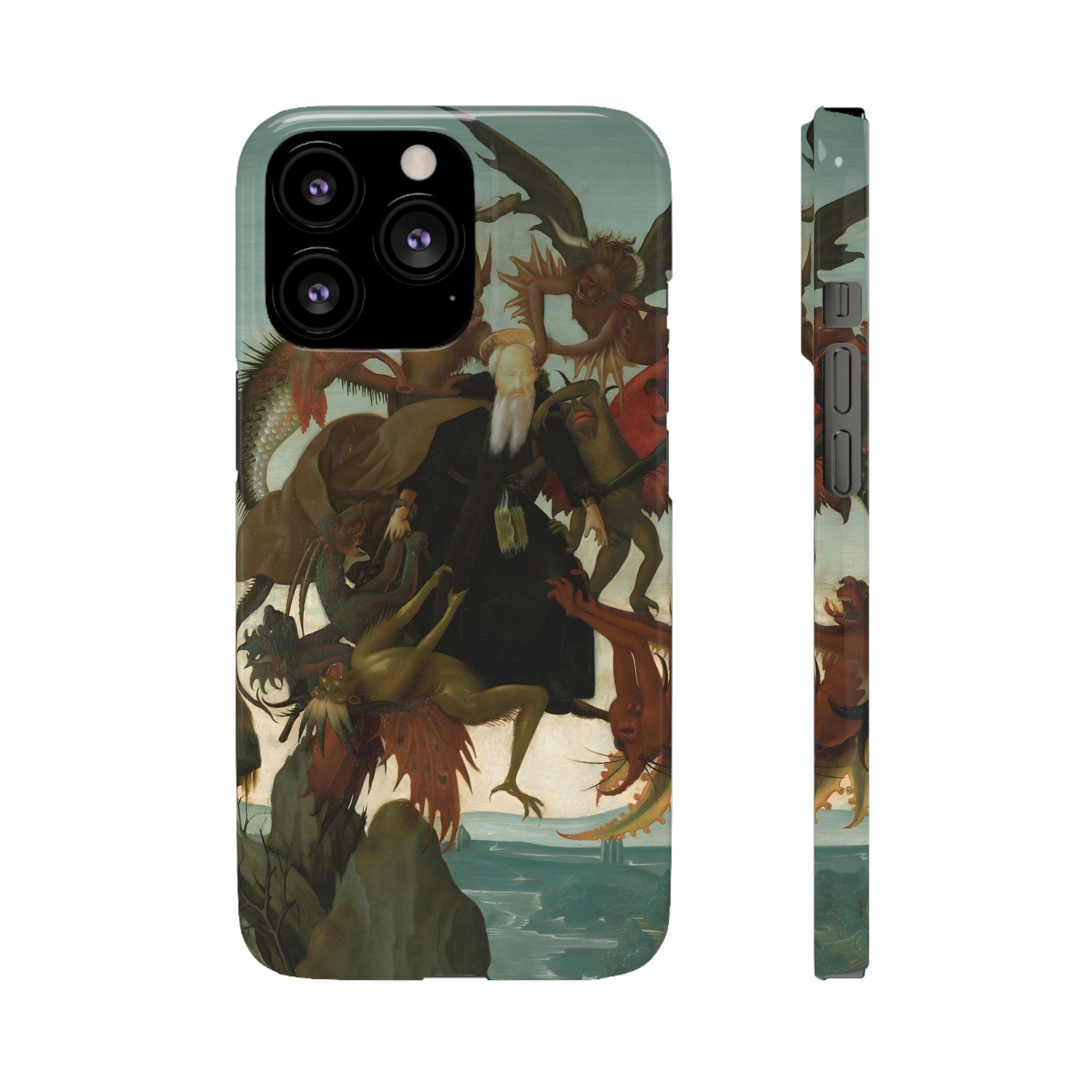 The Torment of Saint Anthony by Michelangelo Buonarroti - iPhone Slim Case