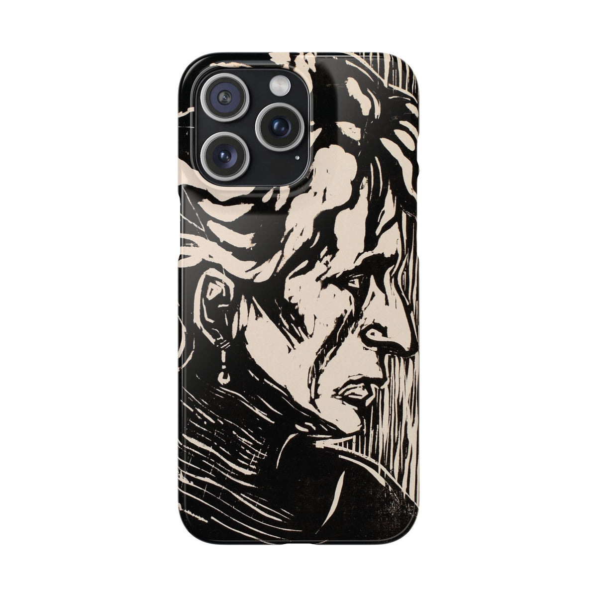 Portrait of an Elderly Lady by Edvard Munch - iPhone Slim Case