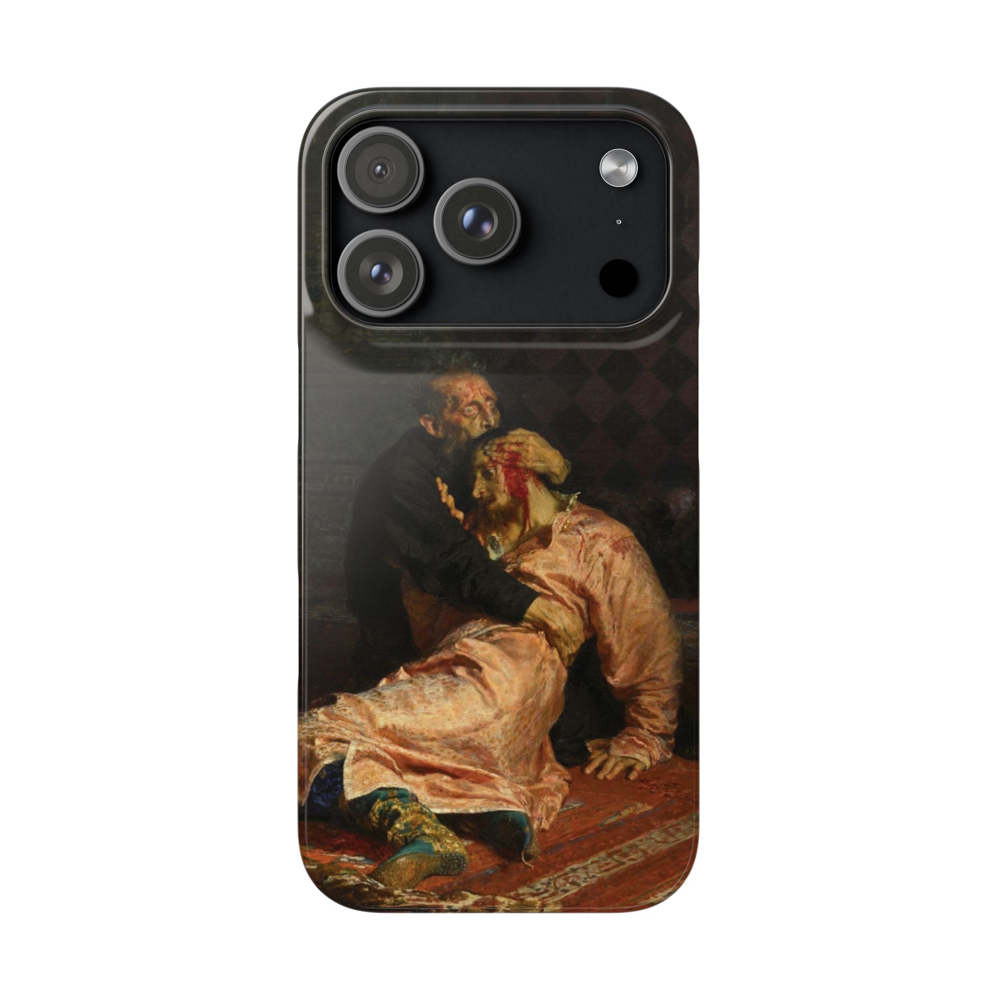 Ivan the Terrible and His Son by Ilya Repin - iPhone Slim Case