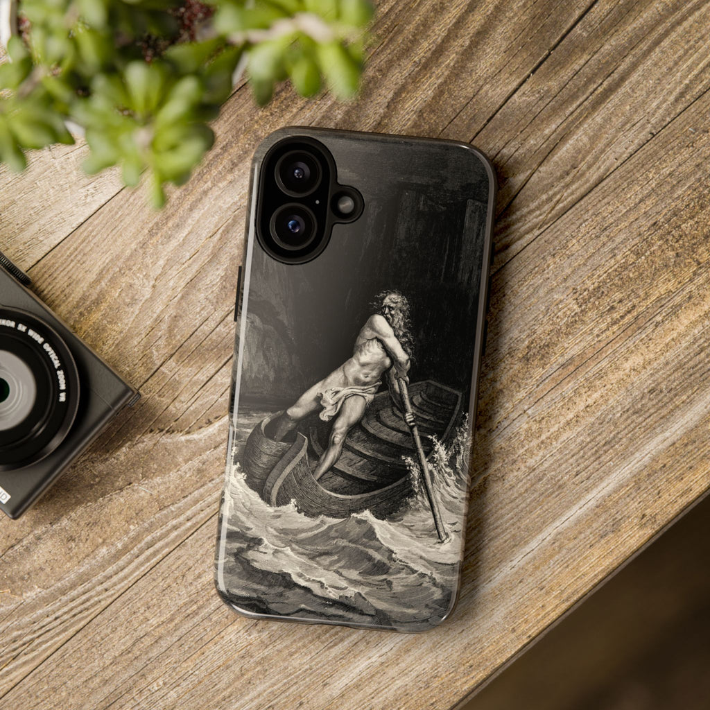 Canto III - Charon by Gustave Doré - iPhone Tough Case
