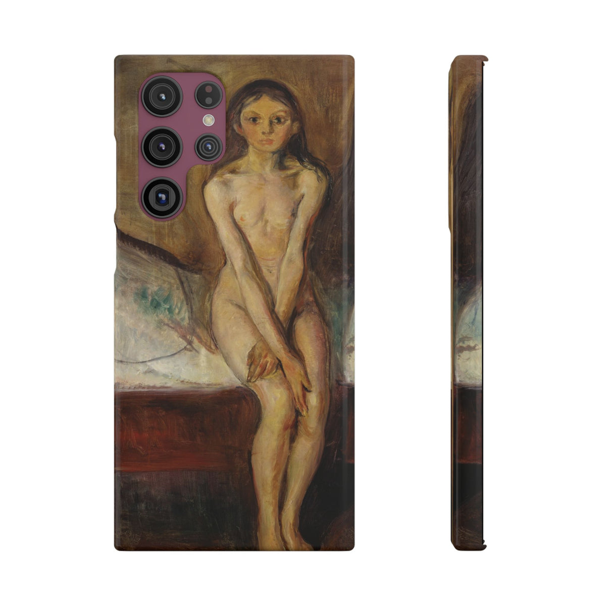 Puberty by Edvard Munch - Samsung Slim Case